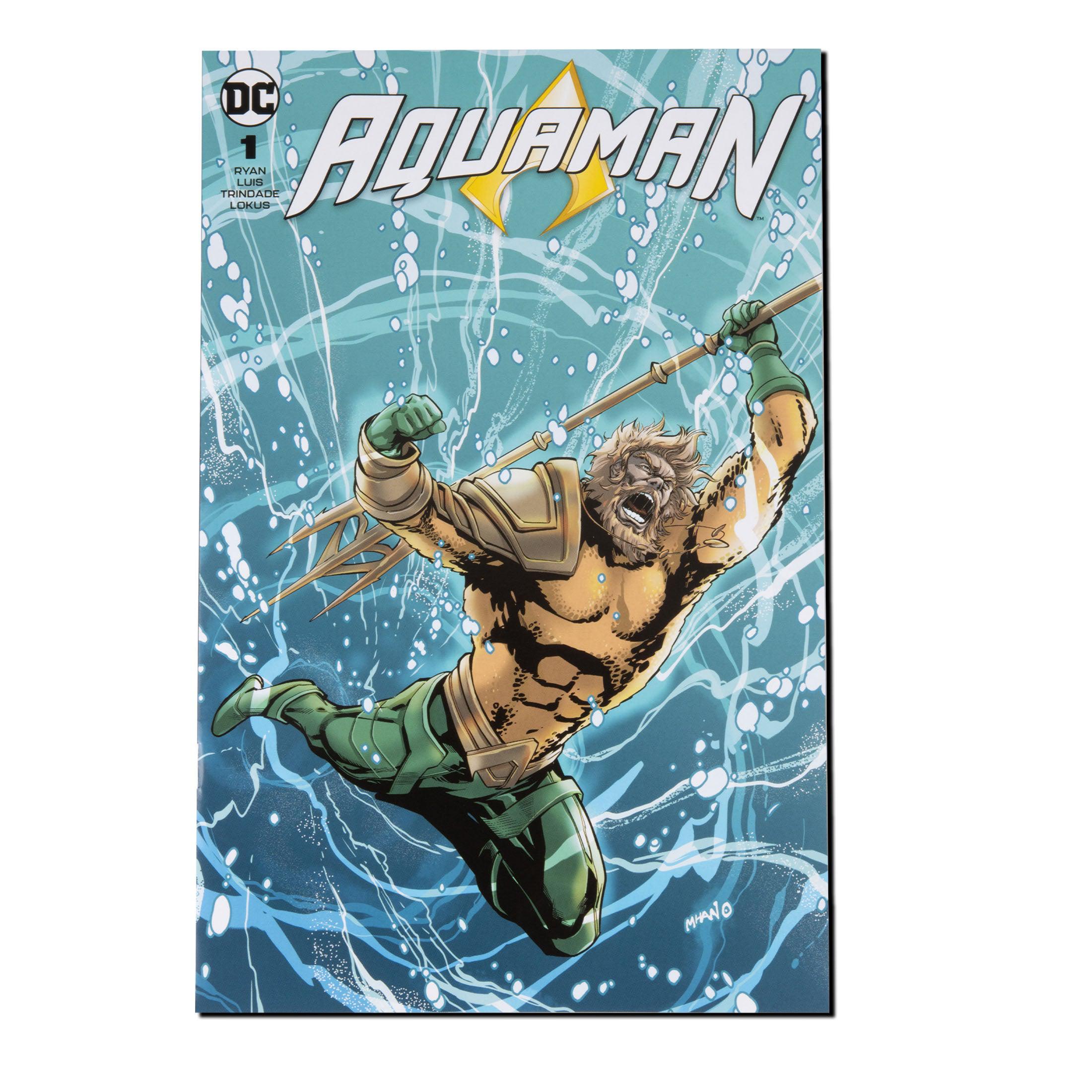 DC Page Punchers: Aquaman - Actionfigur & Comic - 7 inch-Actionfiguren-McFarlane Toys-Mighty Underground