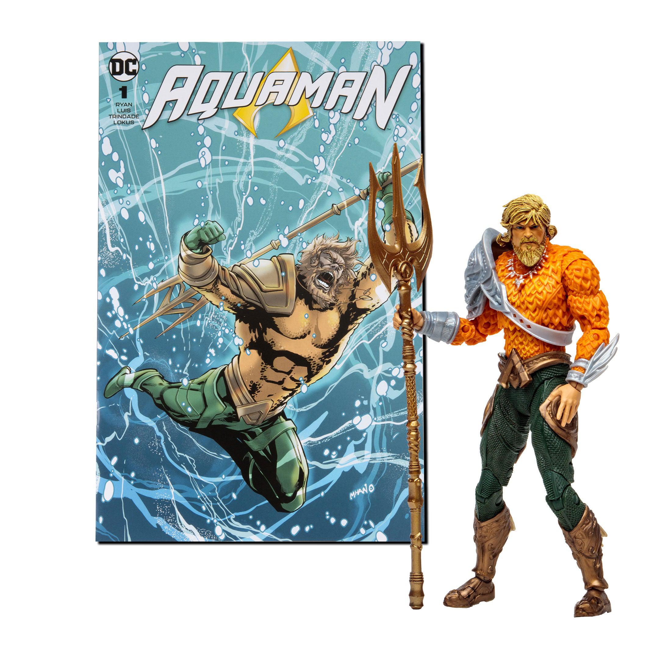 DC Page Punchers: Aquaman - Actionfigur & Comic - 7 inch-Actionfiguren-McFarlane Toys-Mighty Underground