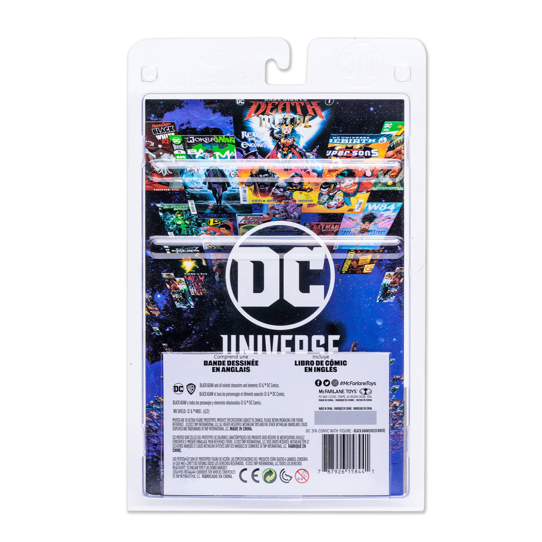 DC Page Punchers: Black Adam (Endless Winter) - Actionfigur & Comic-Actionfiguren-McFarlane Toys-Mighty Underground