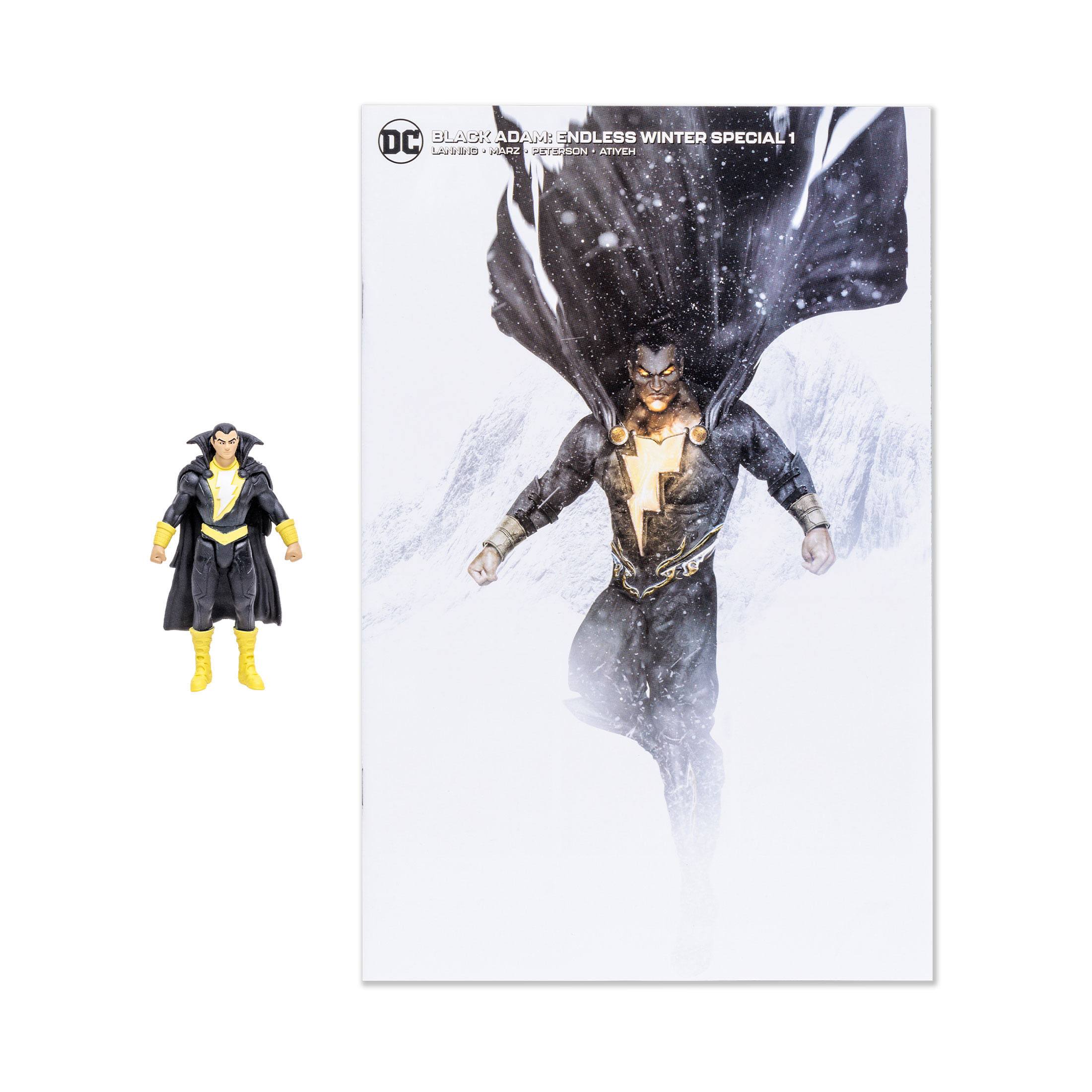 DC Page Punchers: Black Adam (Endless Winter) - Actionfigur & Comic-Actionfiguren-McFarlane Toys-Mighty Underground