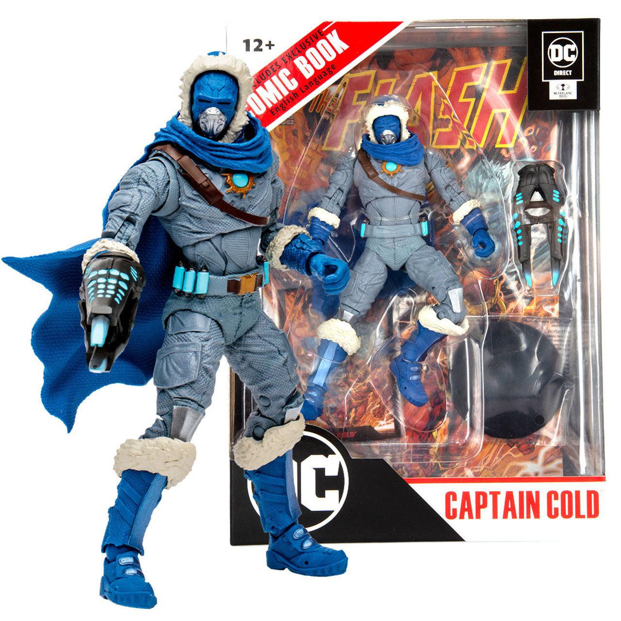 DC Page Punchers: Captain Cold (The Flash Comic) - Actionfigur & Comic - 7 inch-Actionfiguren-McFarlane Toys-Mighty Underground