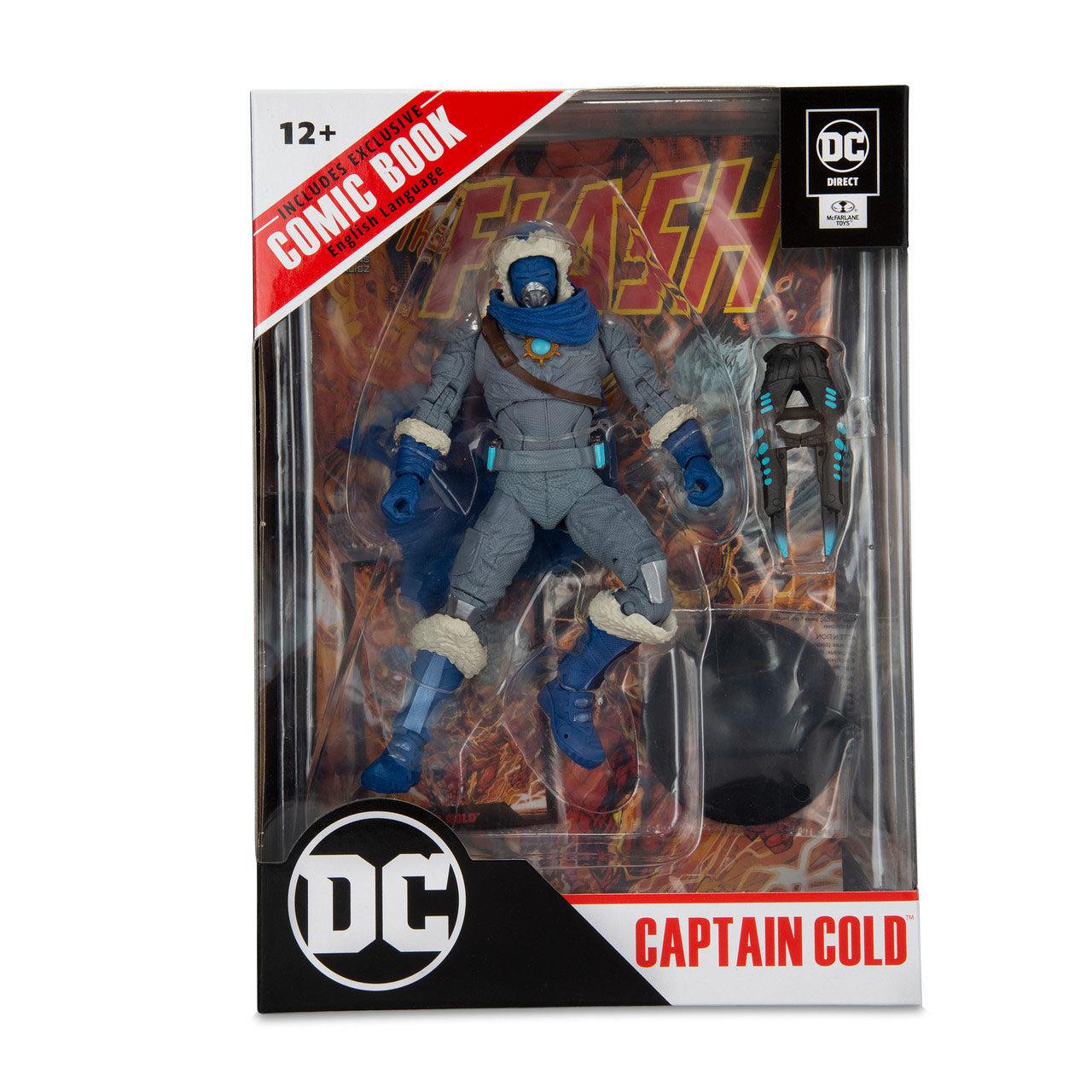 DC Page Punchers: Captain Cold (The Flash Comic) - Actionfigur & Comic - 7 inch-Actionfiguren-McFarlane Toys-Mighty Underground