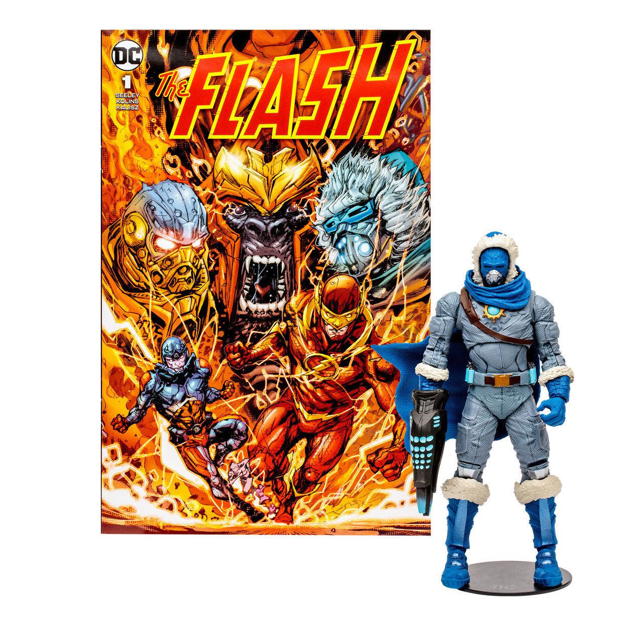DC Page Punchers: Captain Cold (The Flash Comic) - Actionfigur & Comic - 7 inch-Actionfiguren-McFarlane Toys-Mighty Underground