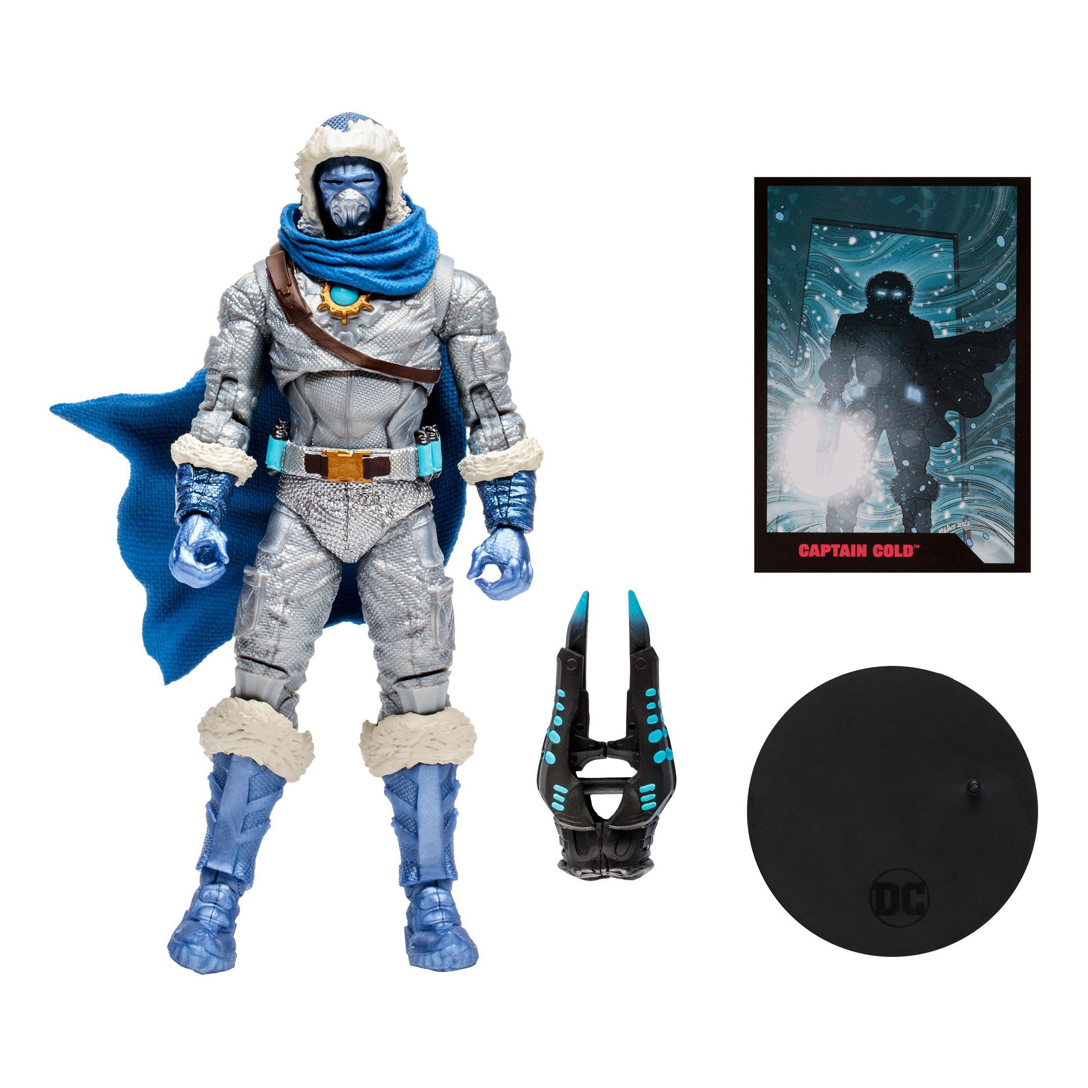 DC Page Punchers: Captain Cold (The Flash Comic, Gold Label Variant) - Actionfigur & Comic - 7 inch-Actionfiguren-McFarlane Toys-Mighty Underground