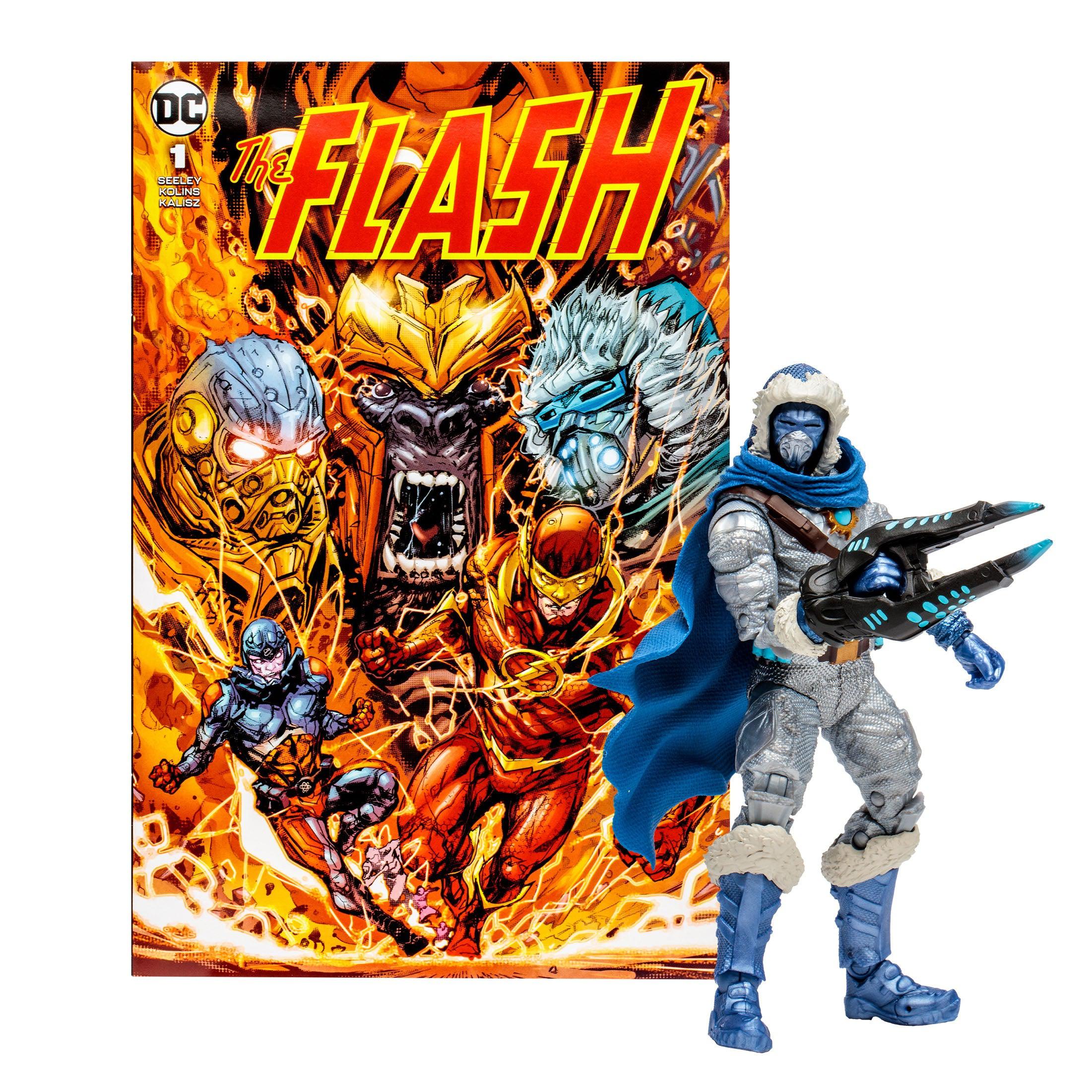 DC Page Punchers: Captain Cold (The Flash Comic, Gold Label Variant) - Actionfigur & Comic - 7 inch-Actionfiguren-McFarlane Toys-Mighty Underground