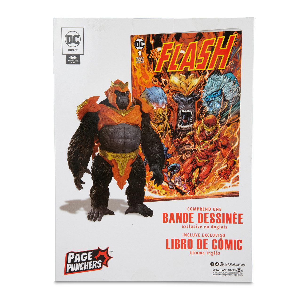 DC Page Punchers: Gorilla Grodd (The Flash Comic) - Megafigs & Comic - 7 inch-Actionfiguren-McFarlane Toys-Mighty Underground