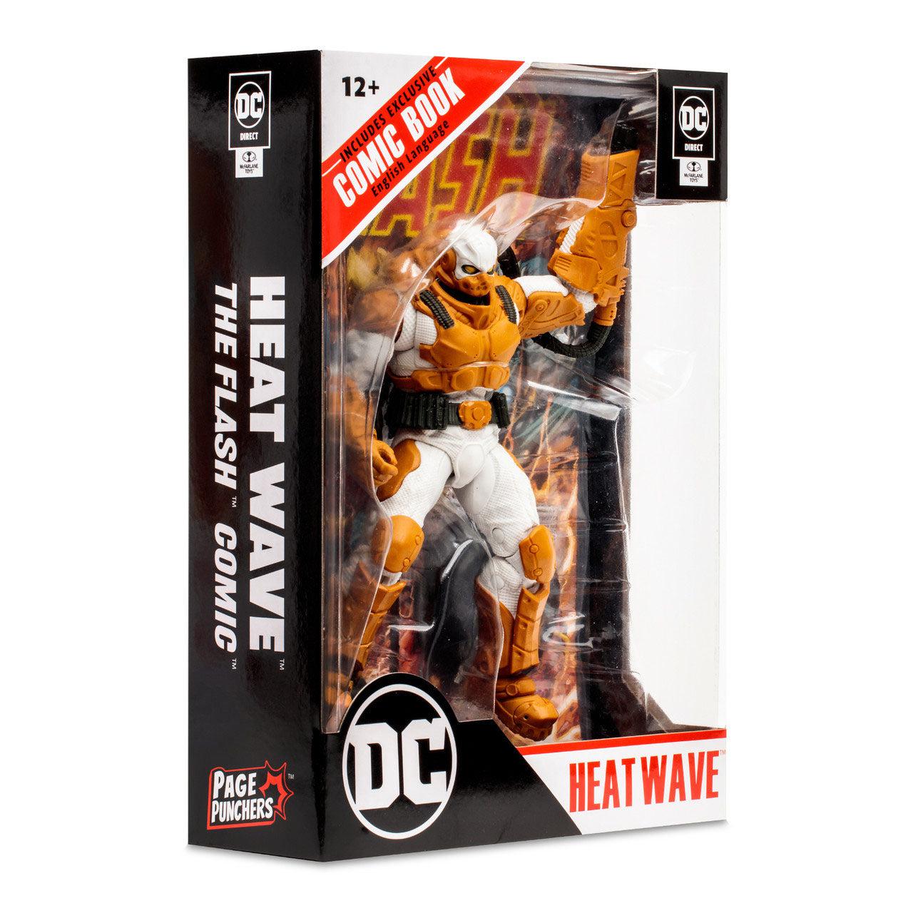 DC Page Punchers: Heatwave (The Flash Comic) - Actionfigur & Comic - 7 inch-Actionfiguren-McFarlane Toys-Mighty Underground