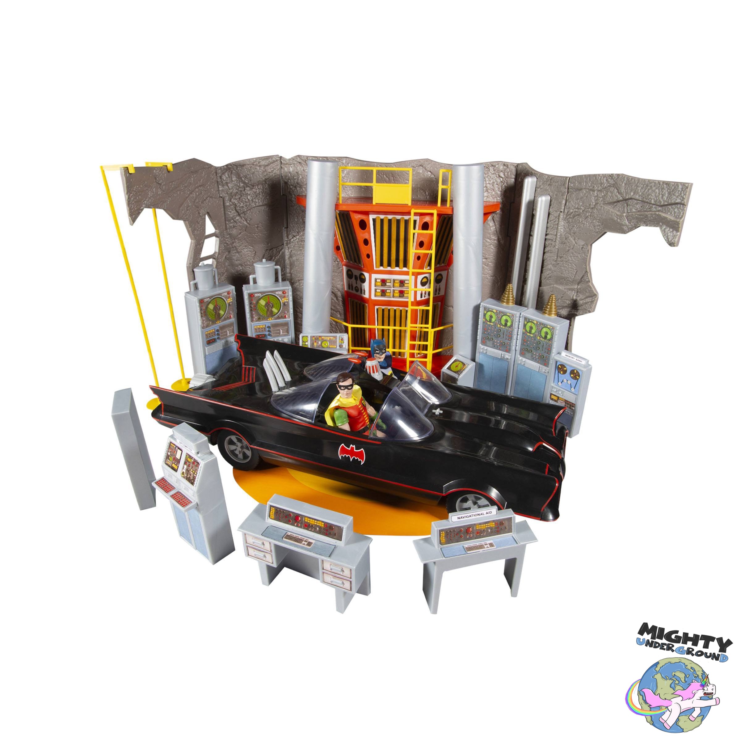 DC Retro Batman 66: Batcave Playset-Actionfiguren-McFarlane Toys-Mighty Underground
