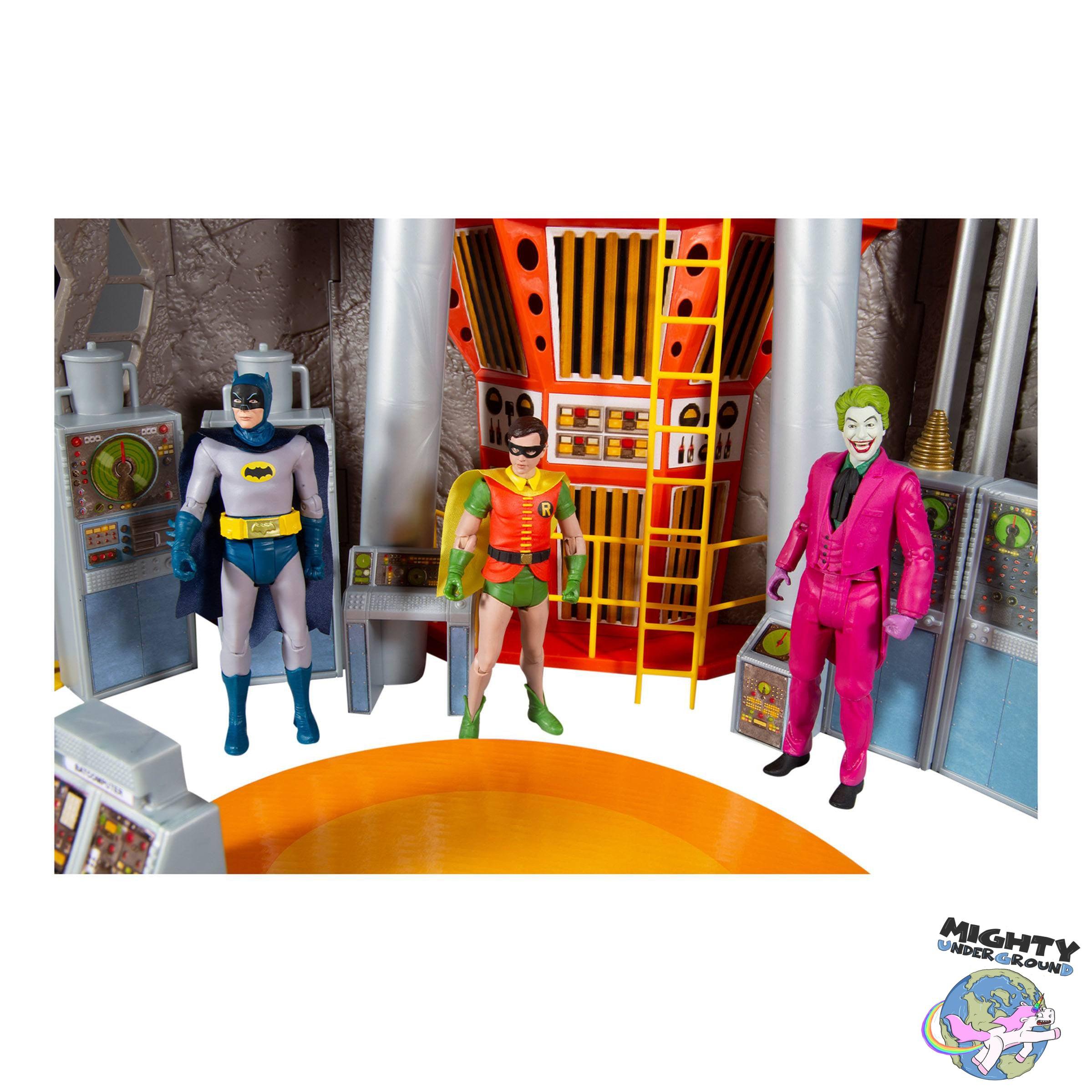 DC Retro Batman 66: Batcave Playset-Actionfiguren-McFarlane Toys-Mighty Underground