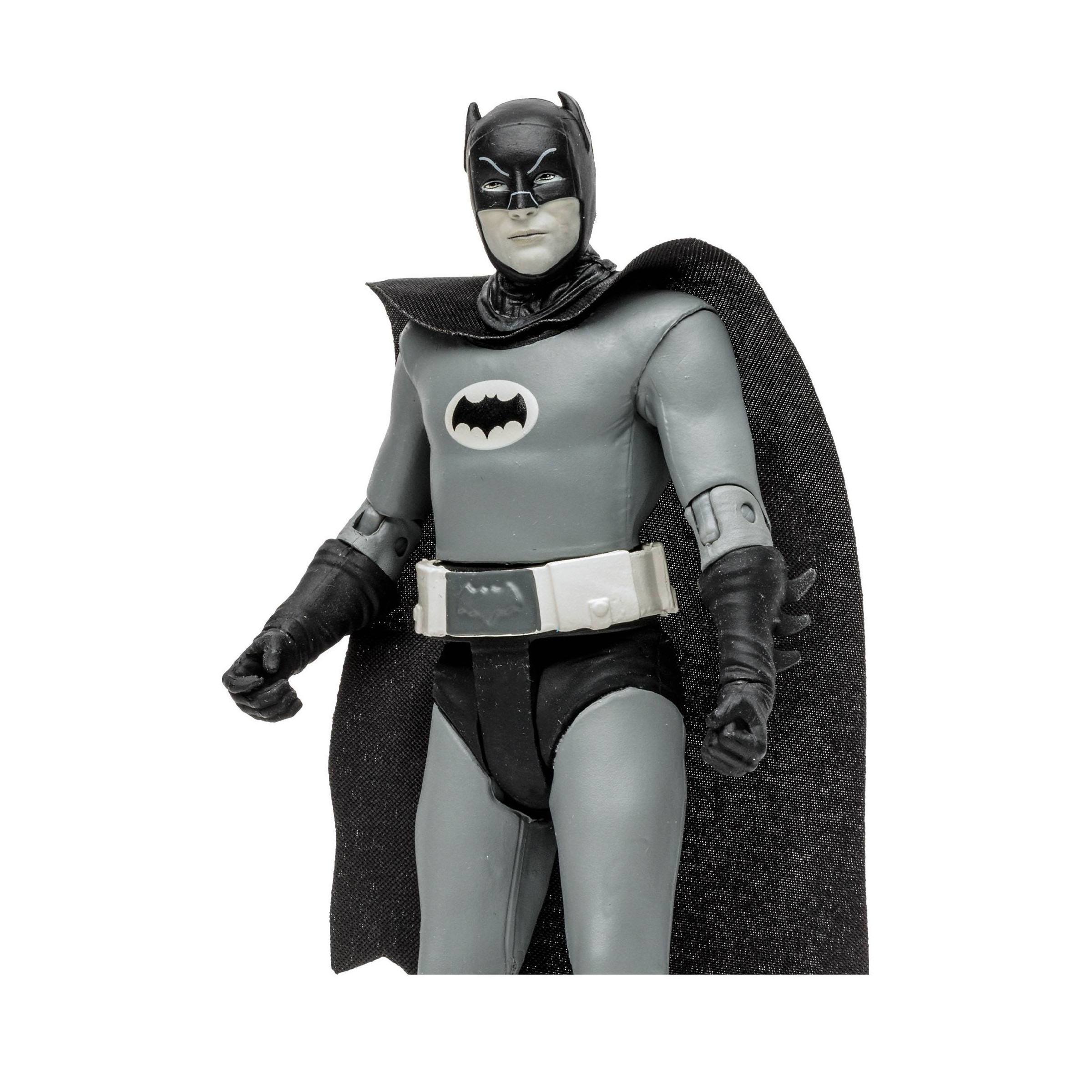 DC Retro: Batman 66 (Black & White TV Variant)-Actionfiguren-McFarlane Toys-Mighty Underground