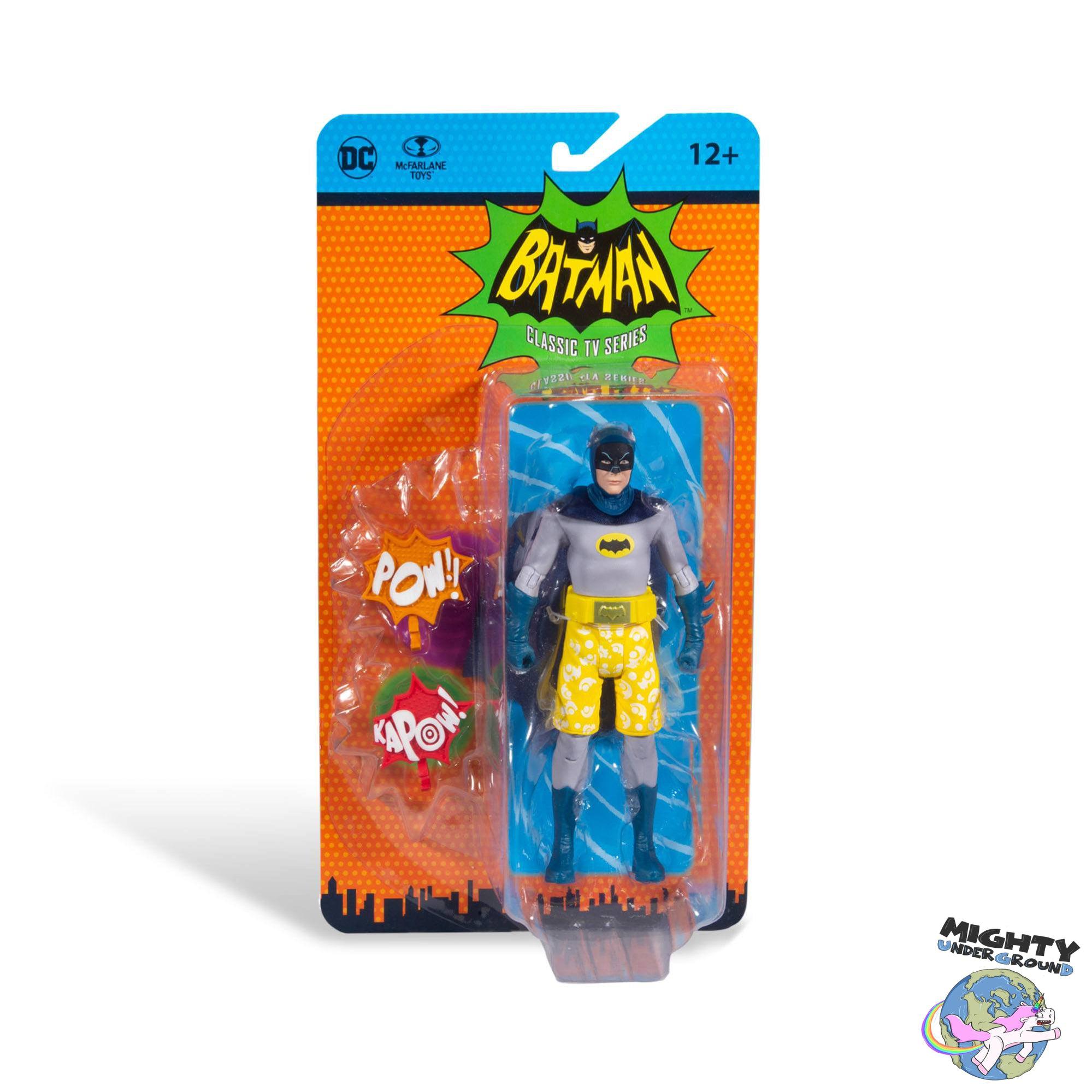 DC Retro: Batman 66 (Swim Shorts)-Actionfiguren-McFarlane Toys-Mighty Underground