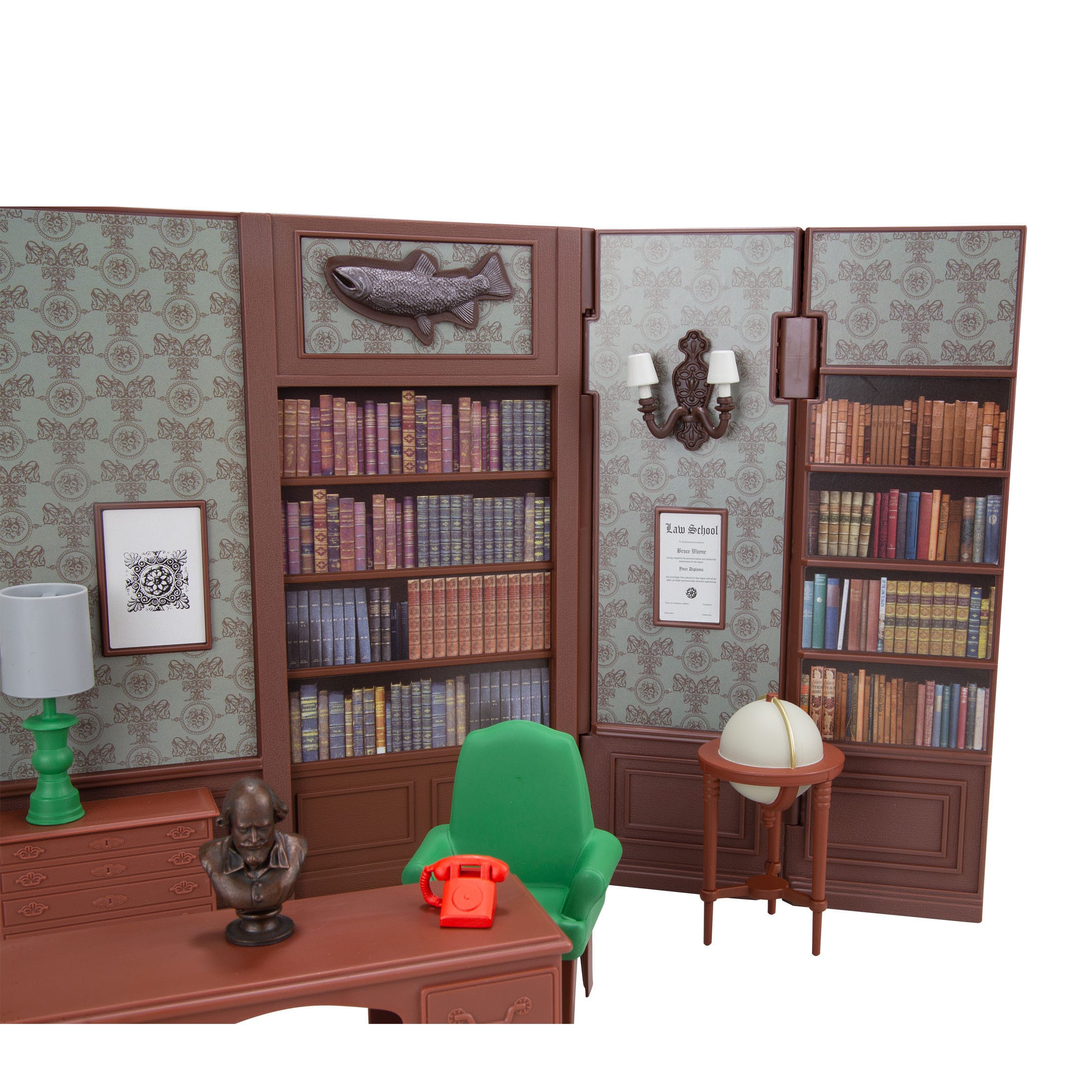 DC Retro Batman 66: Wayne Manor Library-Actionfiguren-McFarlane Toys-Mighty Underground