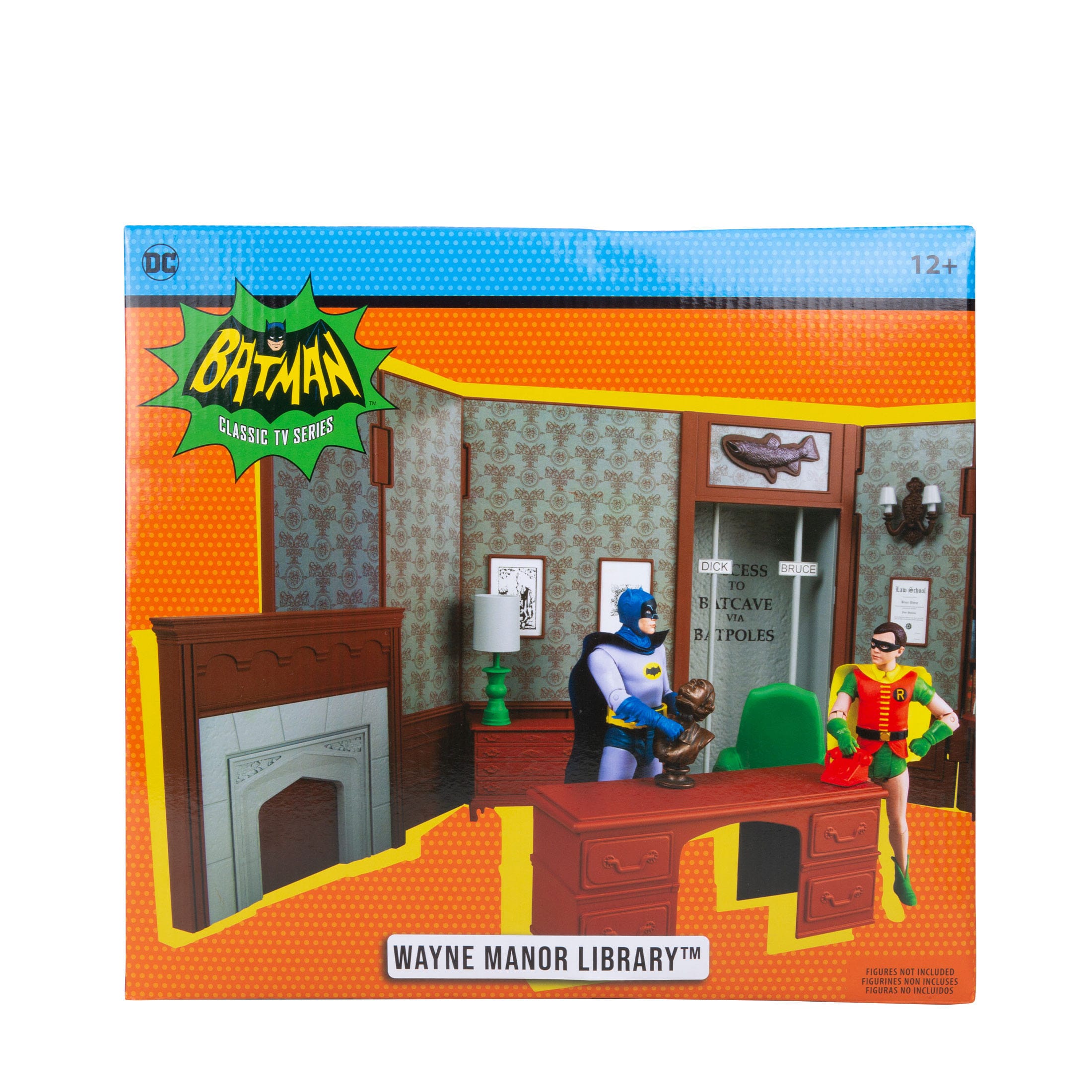 DC Retro Batman 66: Wayne Manor Library-Actionfiguren-McFarlane Toys-Mighty Underground