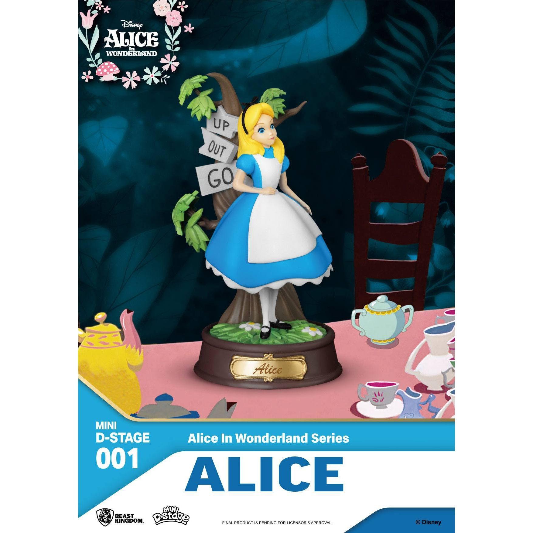 Disney: Alice in Wonderland - Mini Diorama Stage Statuen 6-er Pack-Diorama-Beast Kingdom-Mighty Underground