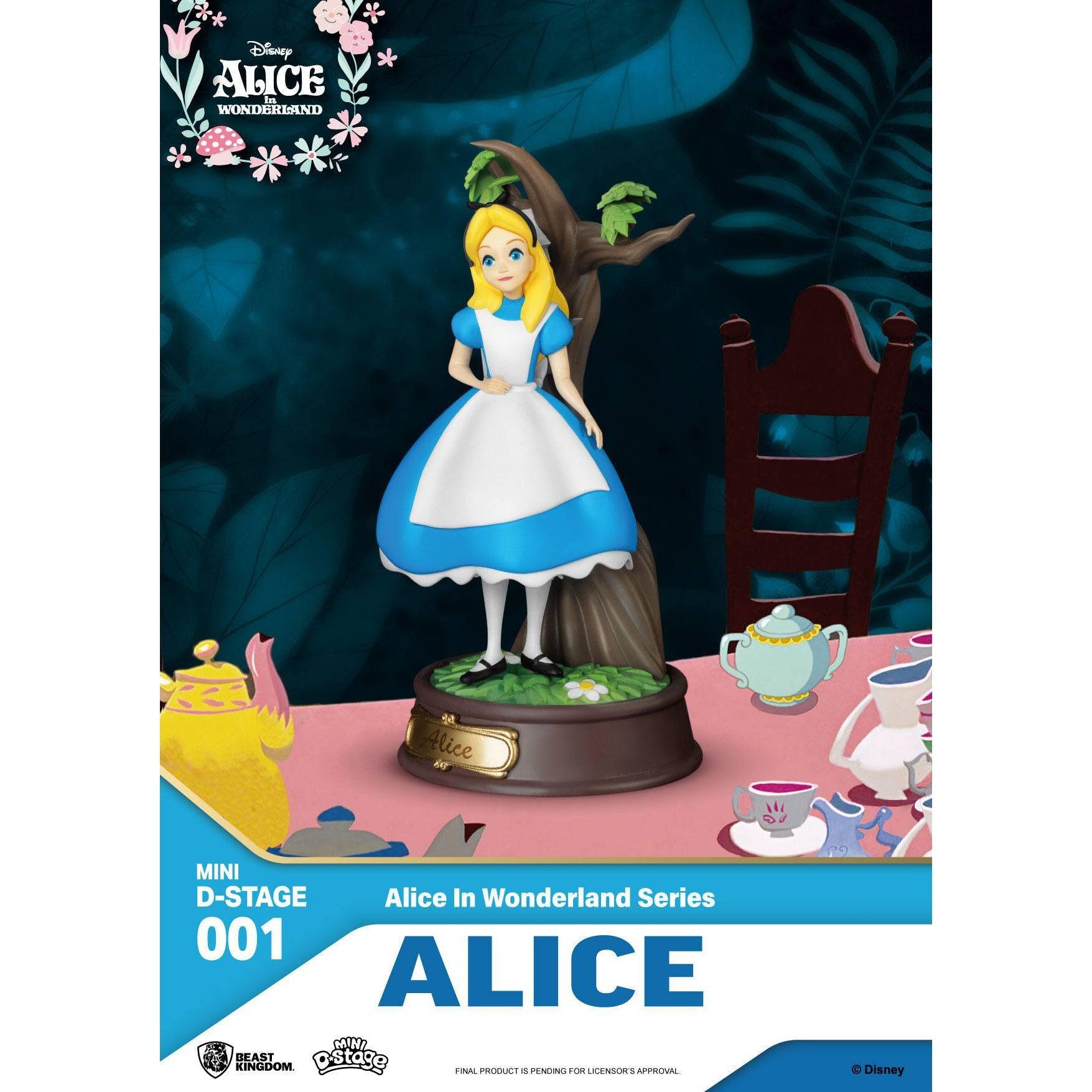 Disney: Alice in Wonderland - Mini Diorama Stage Statuen 6-er Pack-Diorama-Beast Kingdom-Mighty Underground