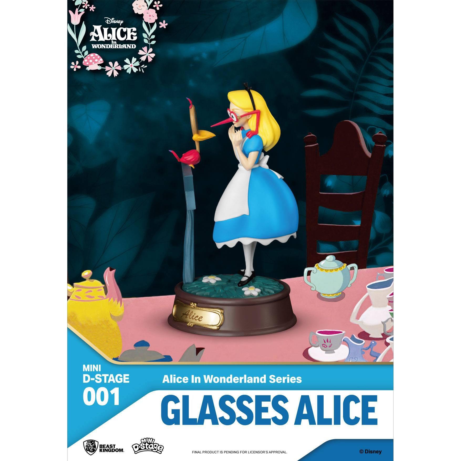 Disney: Alice in Wonderland - Mini Diorama Stage Statuen 6-er Pack-Diorama-Beast Kingdom-Mighty Underground