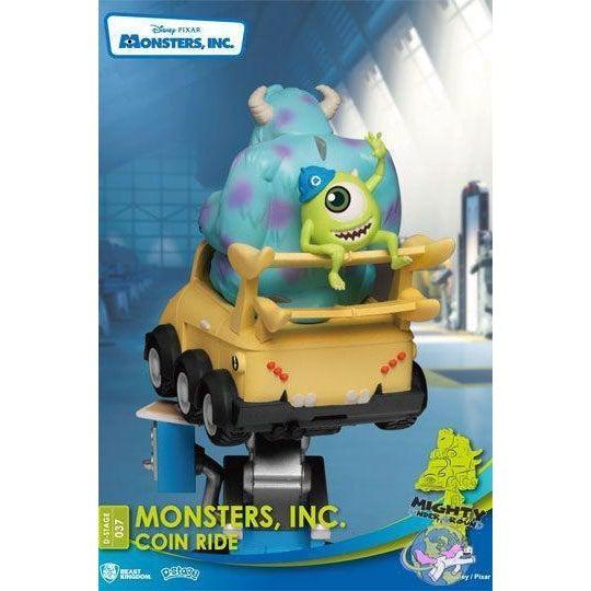 Disney: Monsters Inc. Sulley and Big-Eyes Mike Coin Ride - Diorama-Diorama-Beast Kingdom-mighty-underground