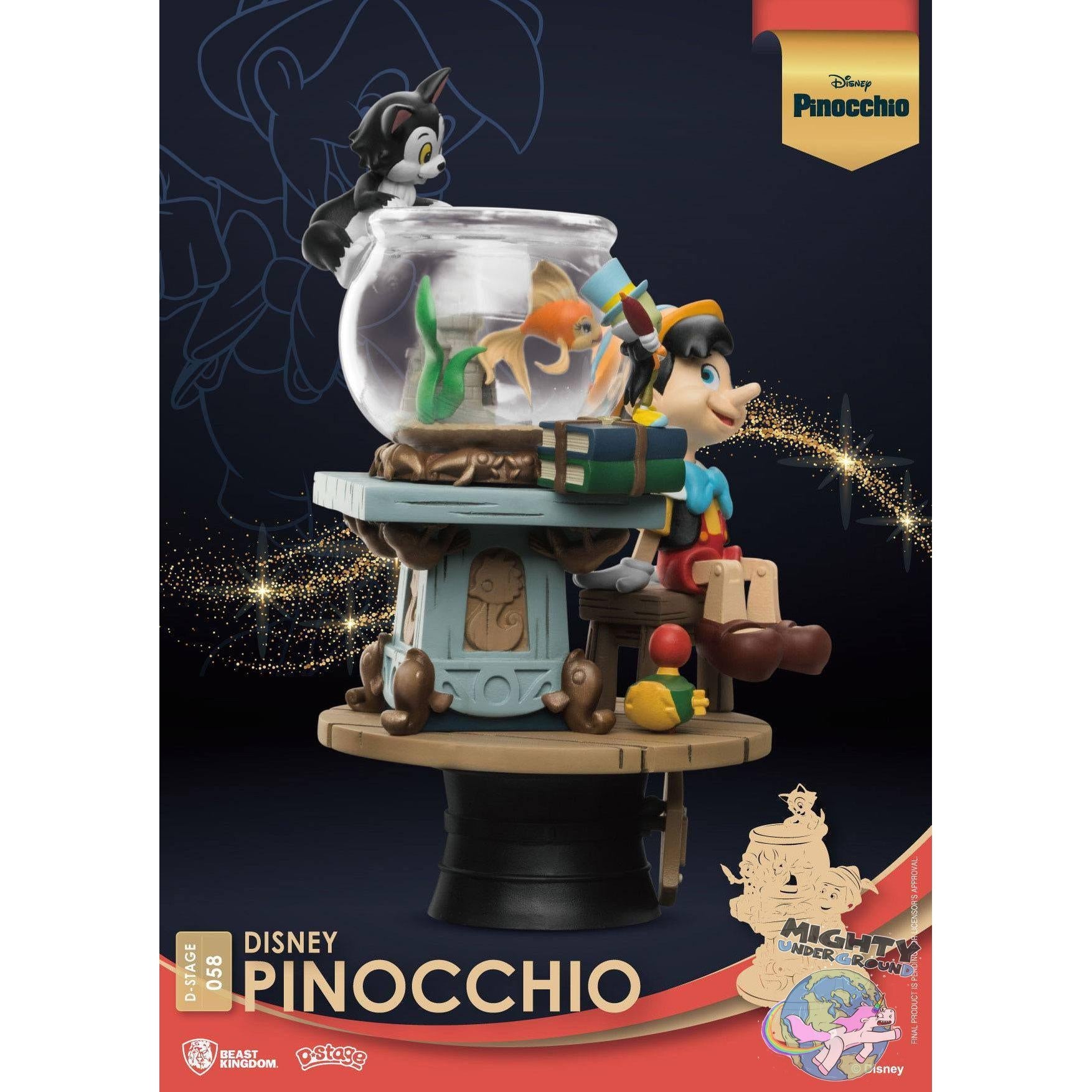 Disney: Pinocchio - Diorama VORBESTELLUNG!-Diorama-Beast Kingdom-mighty-underground