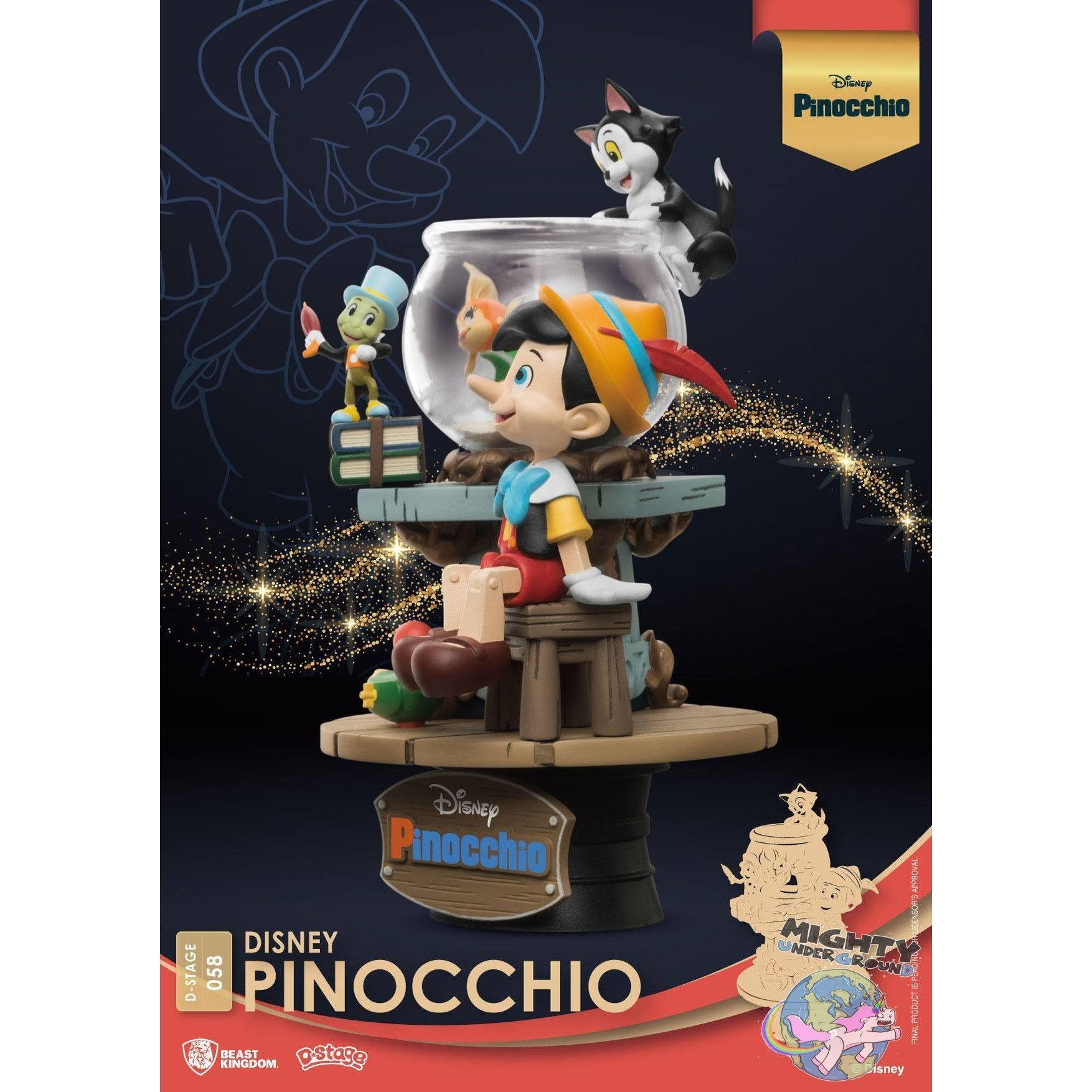 Disney: Pinocchio - Diorama VORBESTELLUNG!-Diorama-Beast Kingdom-mighty-underground