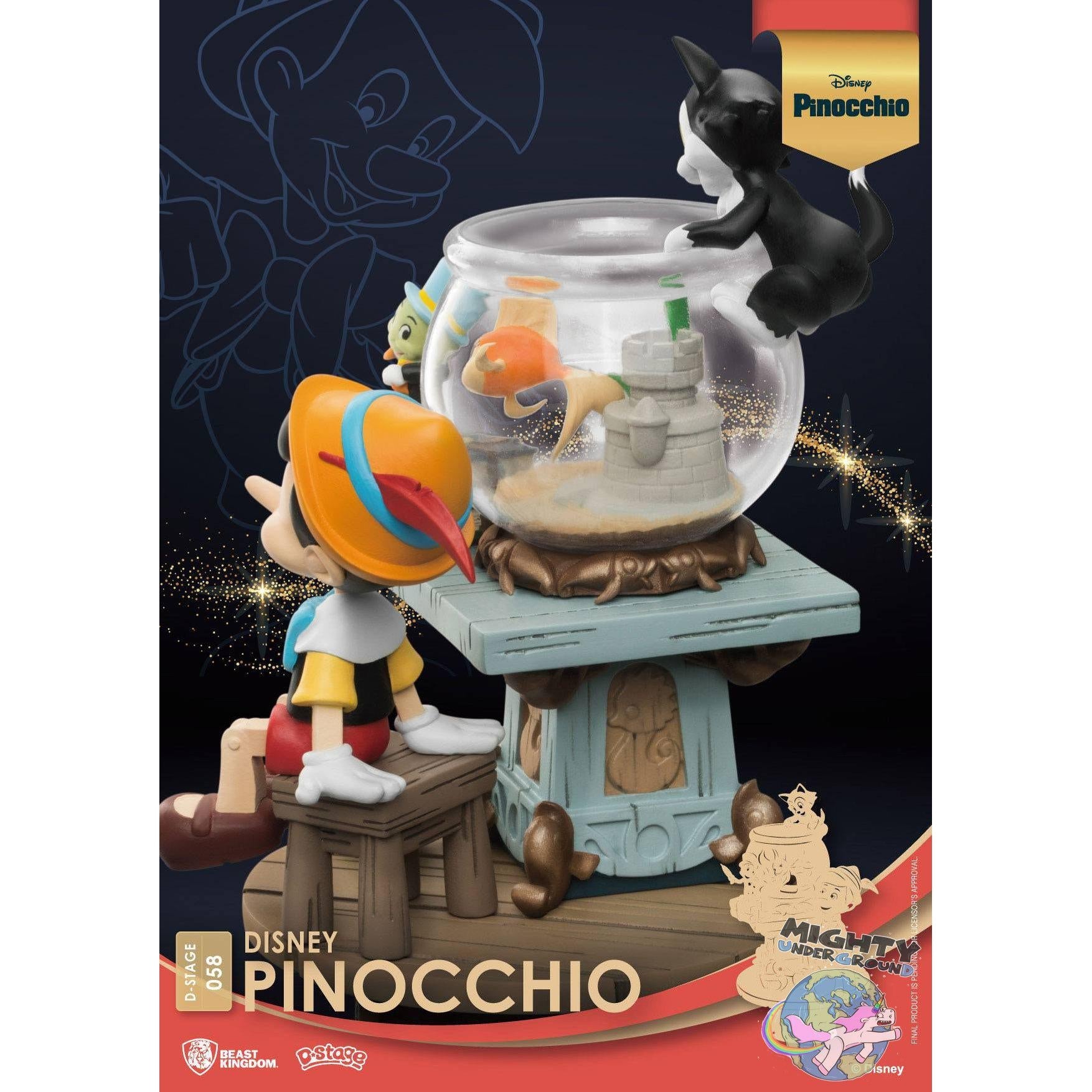 Disney: Pinocchio - Diorama VORBESTELLUNG!-Diorama-Beast Kingdom-mighty-underground