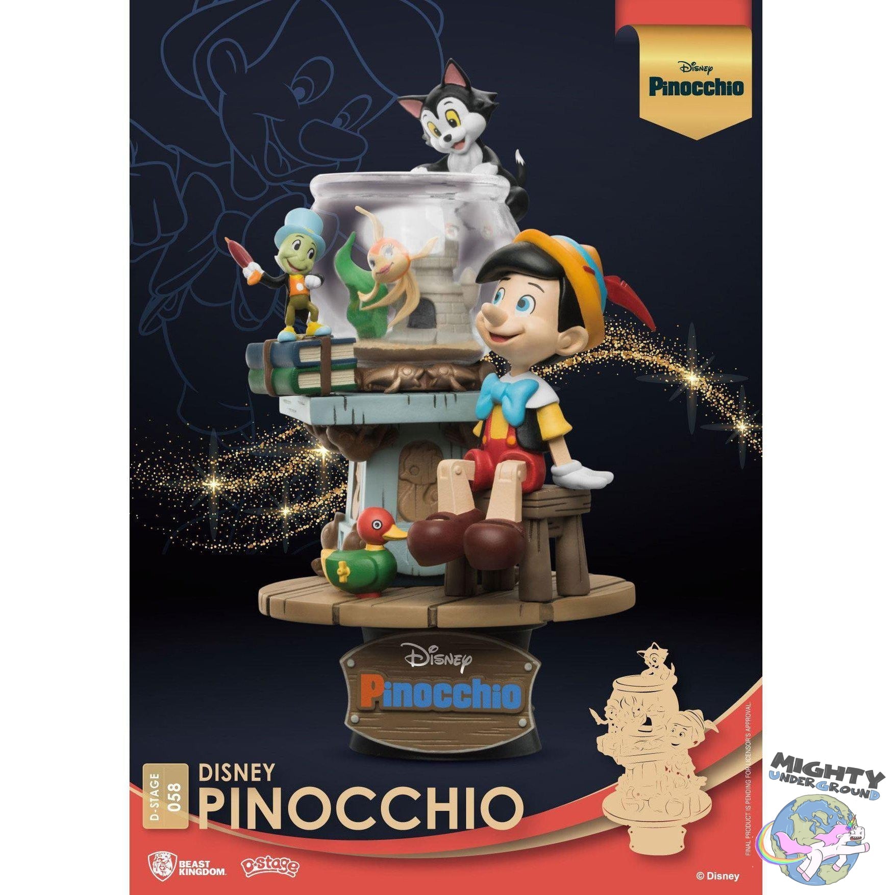 Disney: Pinocchio - Diorama VORBESTELLUNG!-Diorama-Beast Kingdom-mighty-underground