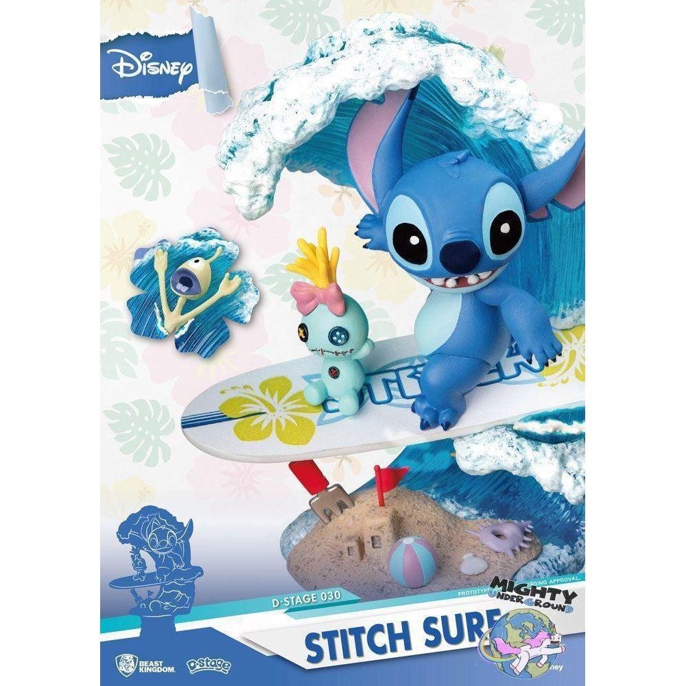 Disney: Surfer Stitch - Diorama-Diorama-Beast Kingdom-mighty-underground