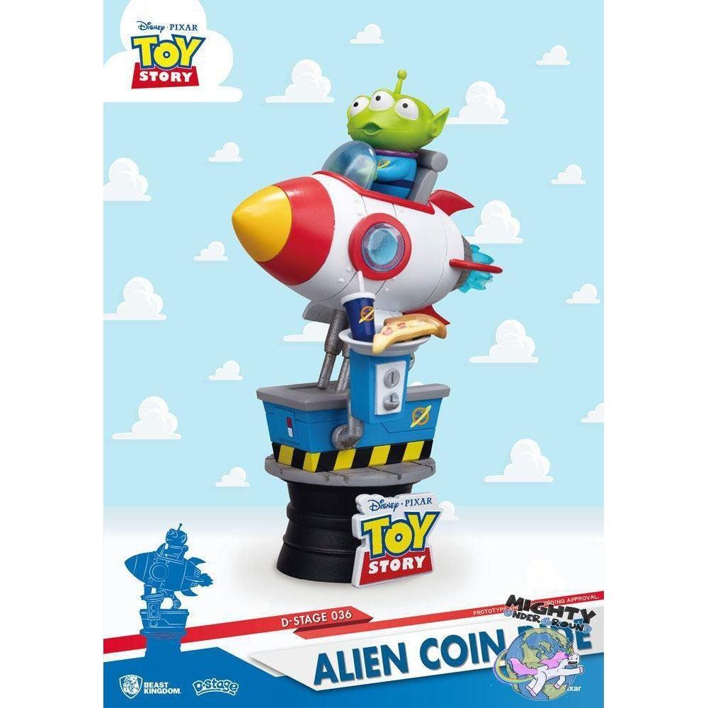 Disney: Toy Story Alien Coin Ride - Diorama-Diorama-Beast Kingdom-mighty-underground
