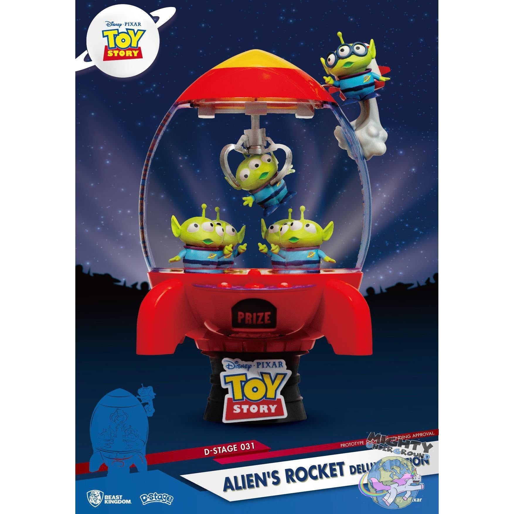 Disney: Toy Story Alien's Rocket Deluxe Edition - Diorama-Diorama-Beast Kingdom-Mighty Underground