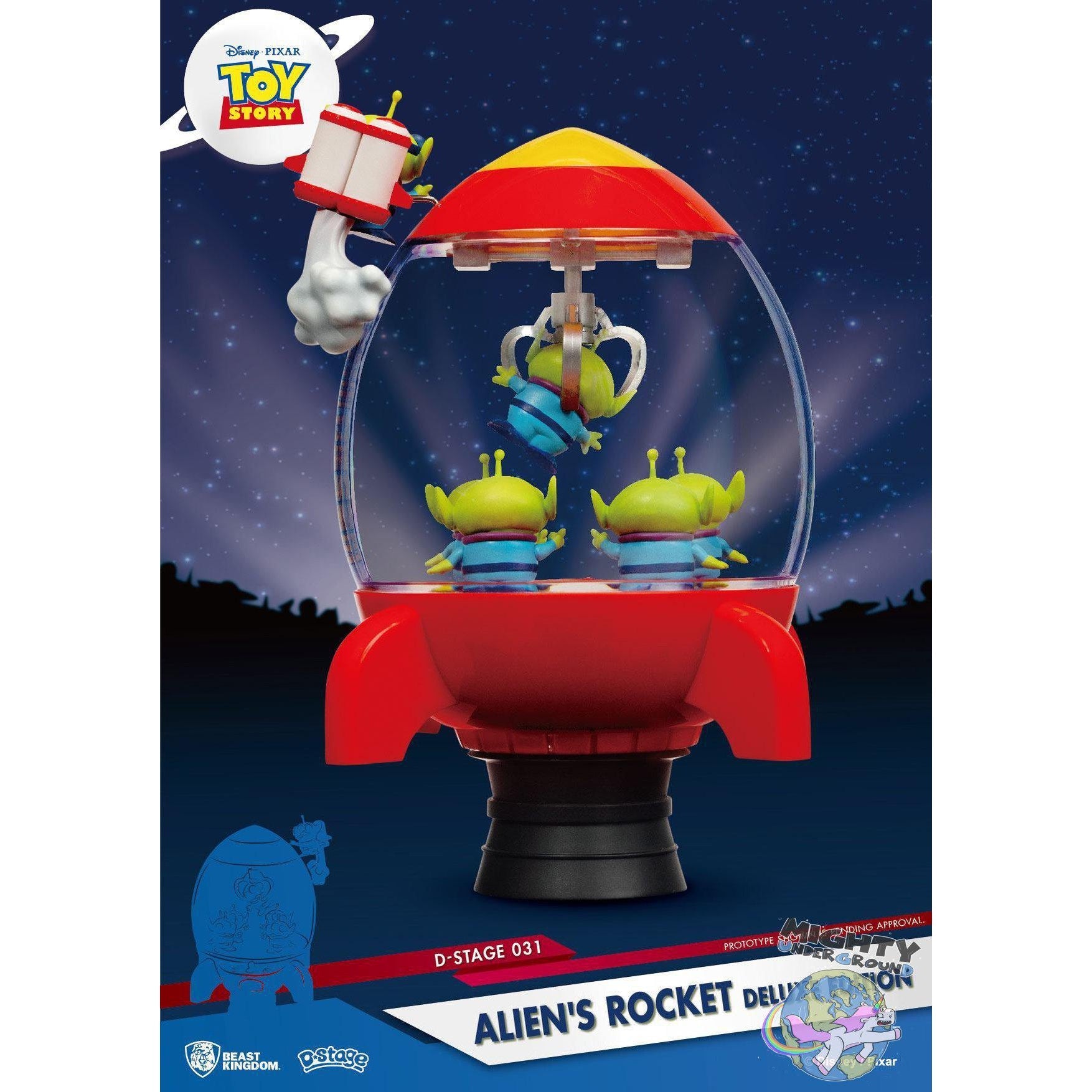 Disney: Toy Story Alien's Rocket Deluxe Edition - Diorama-Diorama-Beast Kingdom-Mighty Underground