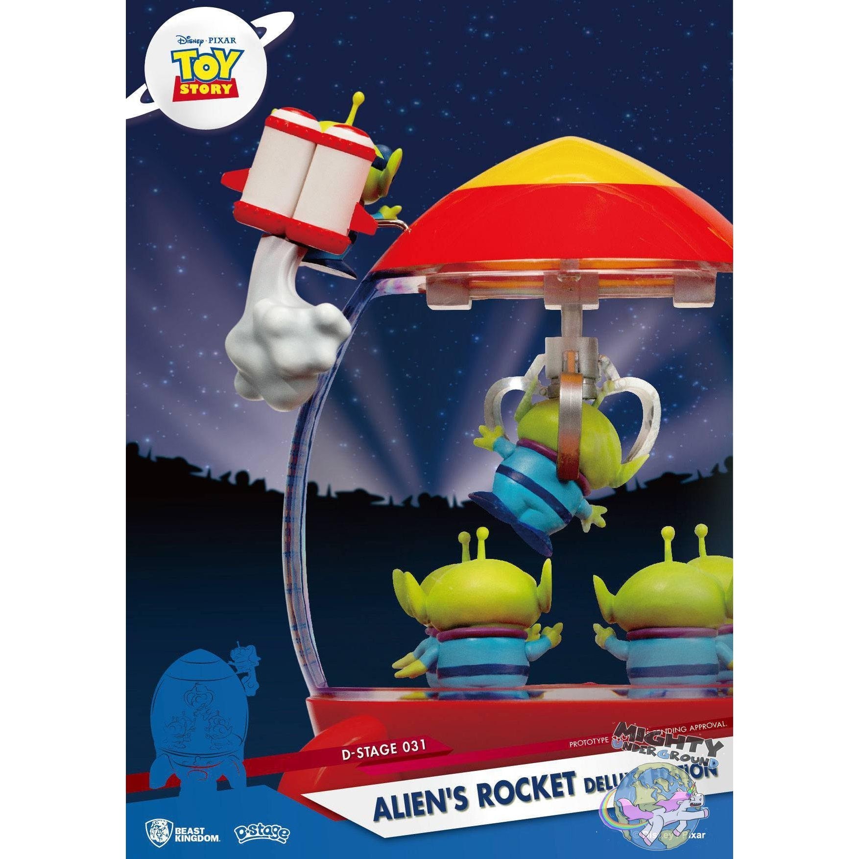 Disney: Toy Story Alien's Rocket Deluxe Edition - Diorama-Diorama-Beast Kingdom-Mighty Underground