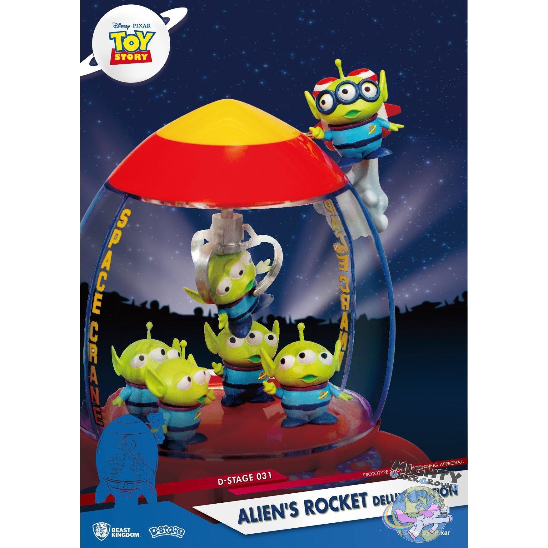 Disney: Toy Story Alien's Rocket Deluxe Edition - Diorama-Diorama-Beast Kingdom-Mighty Underground