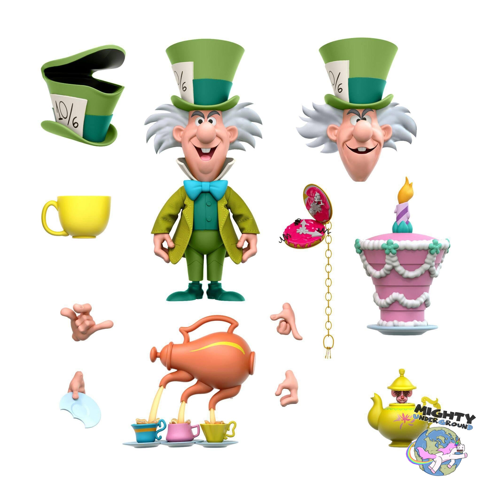 Disney Ultimates: The Tea Time Mad Hatter (Alice in Wonderland) VORBESTELLUNG!-Actionfiguren-Super7-Mighty Underground