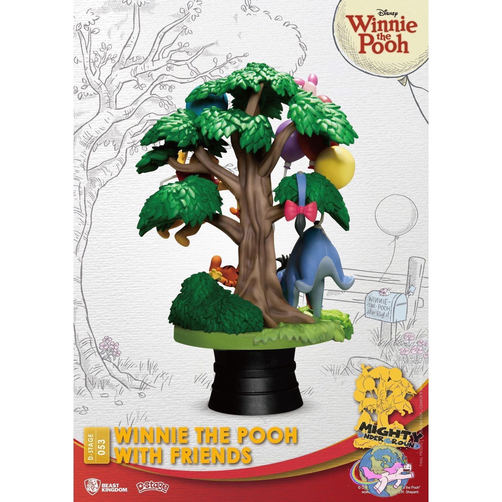 Disney: Winnie The Pooh - Diorama-Diorama-Beast Kingdom-mighty-underground