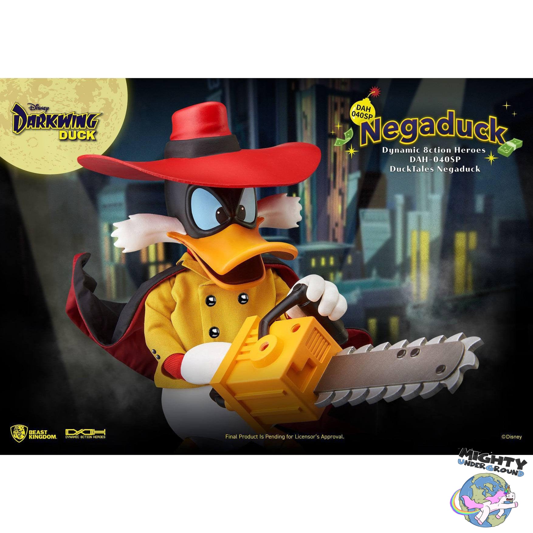 Disney's Darkwing Duck: NegaDuck 1/9-Actionfiguren-Beast Kingdom-Mighty Underground