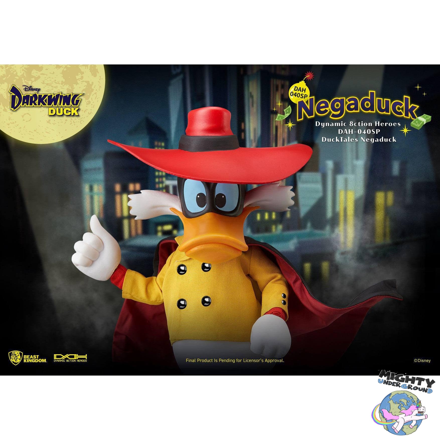 Disney's Darkwing Duck: NegaDuck 1/9-Actionfiguren-Beast Kingdom-Mighty Underground