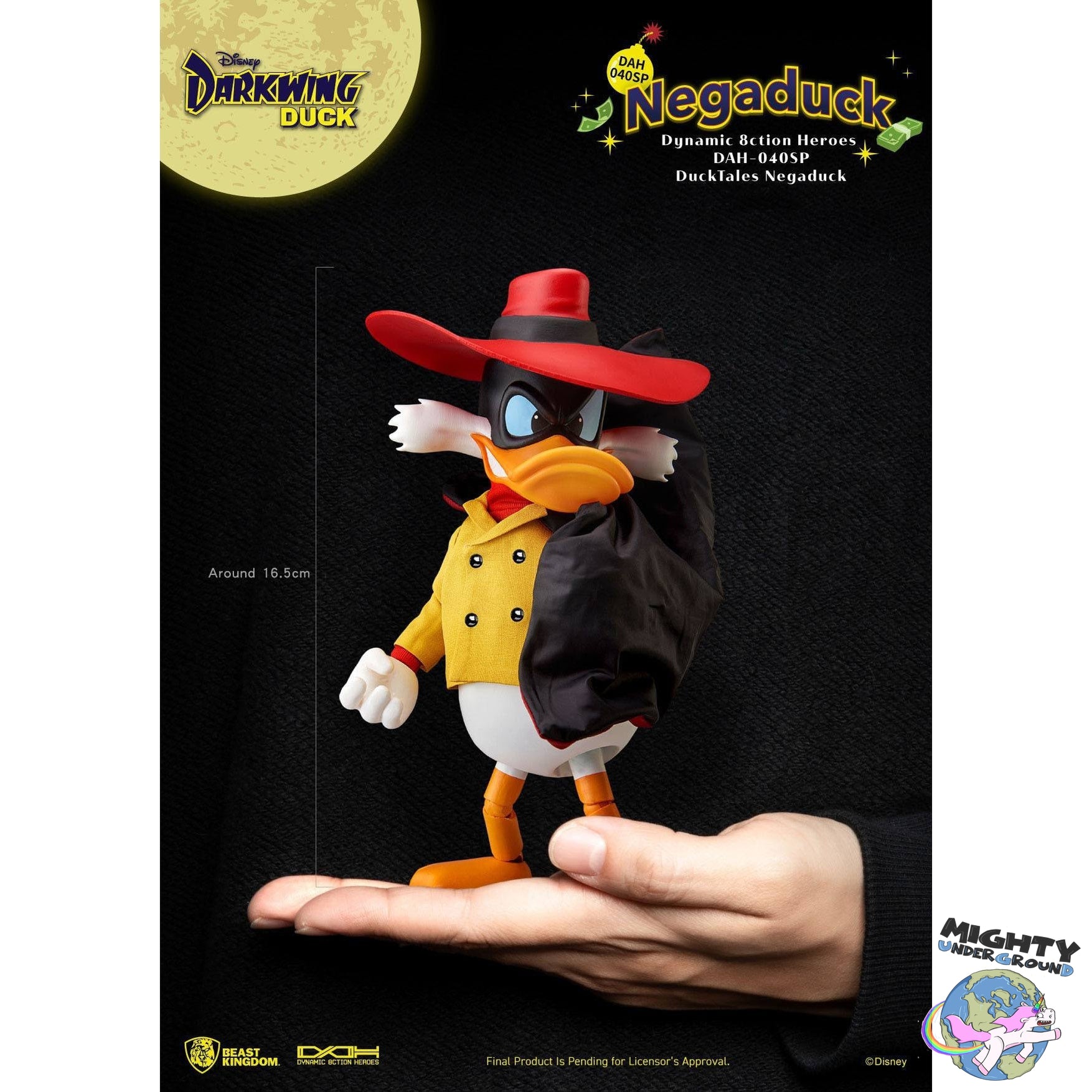 Disney's Darkwing Duck: NegaDuck 1/9-Actionfiguren-Beast Kingdom-Mighty Underground