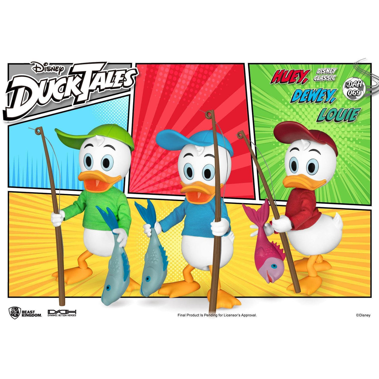 Disney's DuckTales: Huey, Dewey & Louie - 1/9-Actionfiguren-Beast Kingdom-Mighty Underground