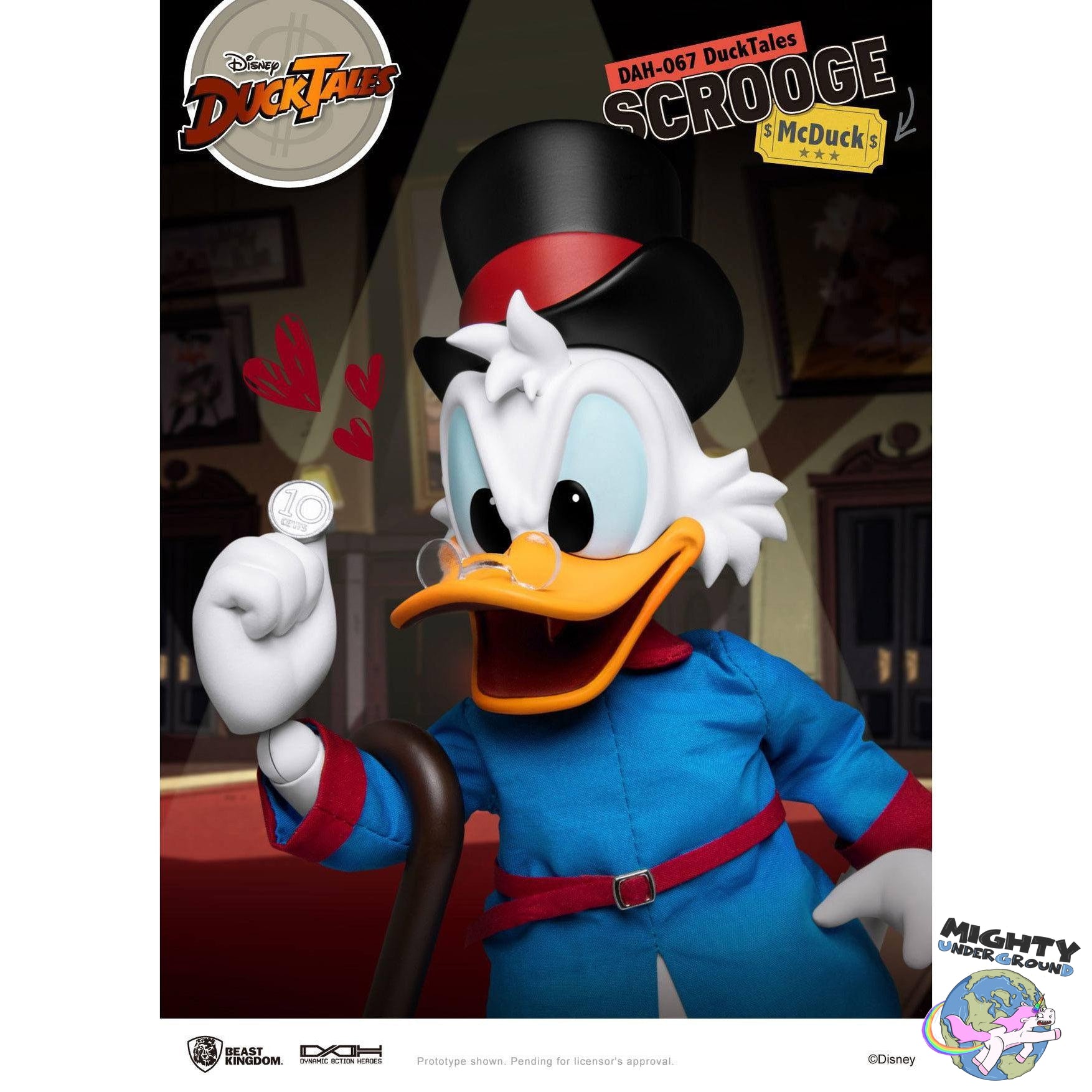 Disney's DuckTales: Scrooge McDuck - 1/9-Actionfiguren-Beast Kingdom-Mighty Underground