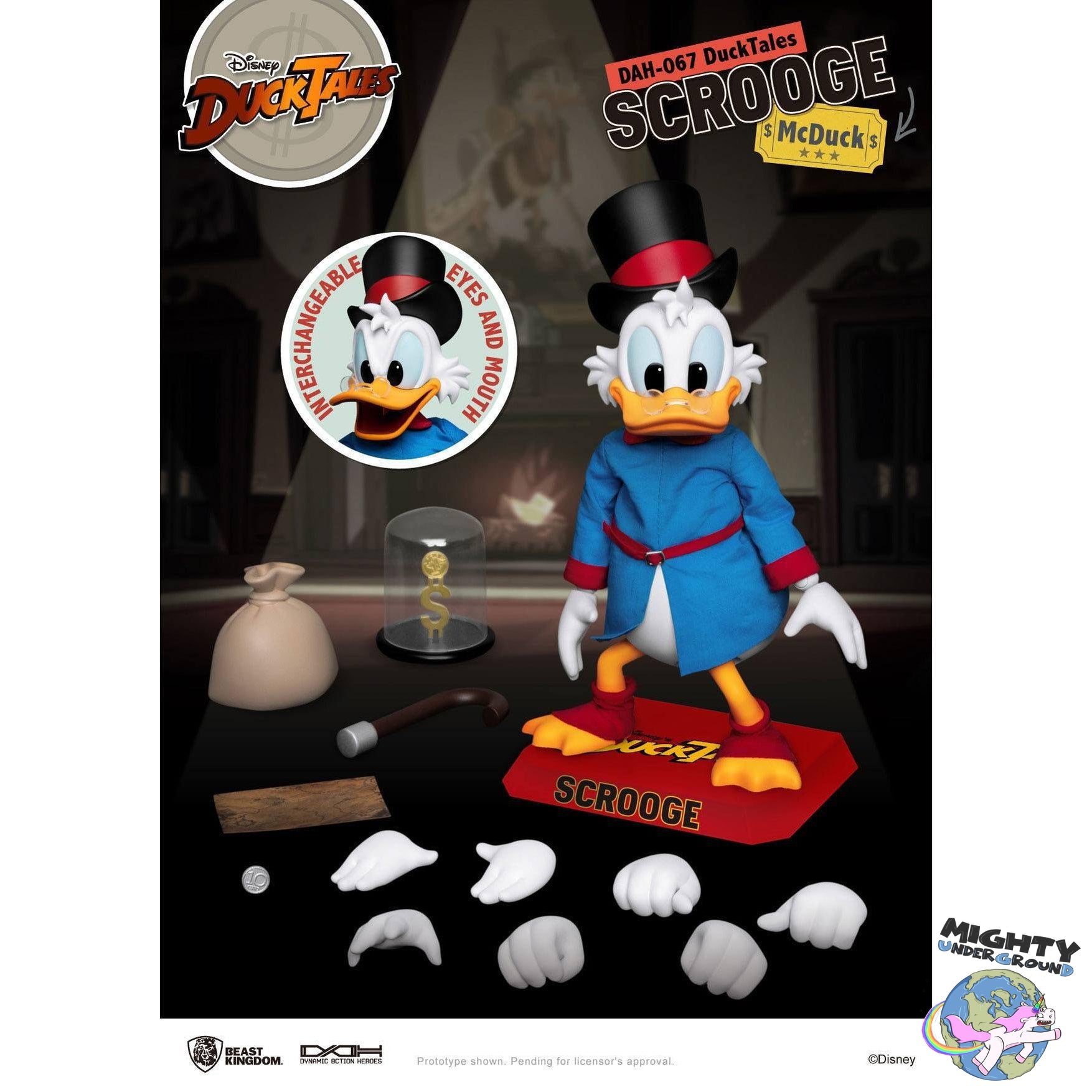 Disney's DuckTales: Scrooge McDuck - 1/9-Actionfiguren-Beast Kingdom-Mighty Underground