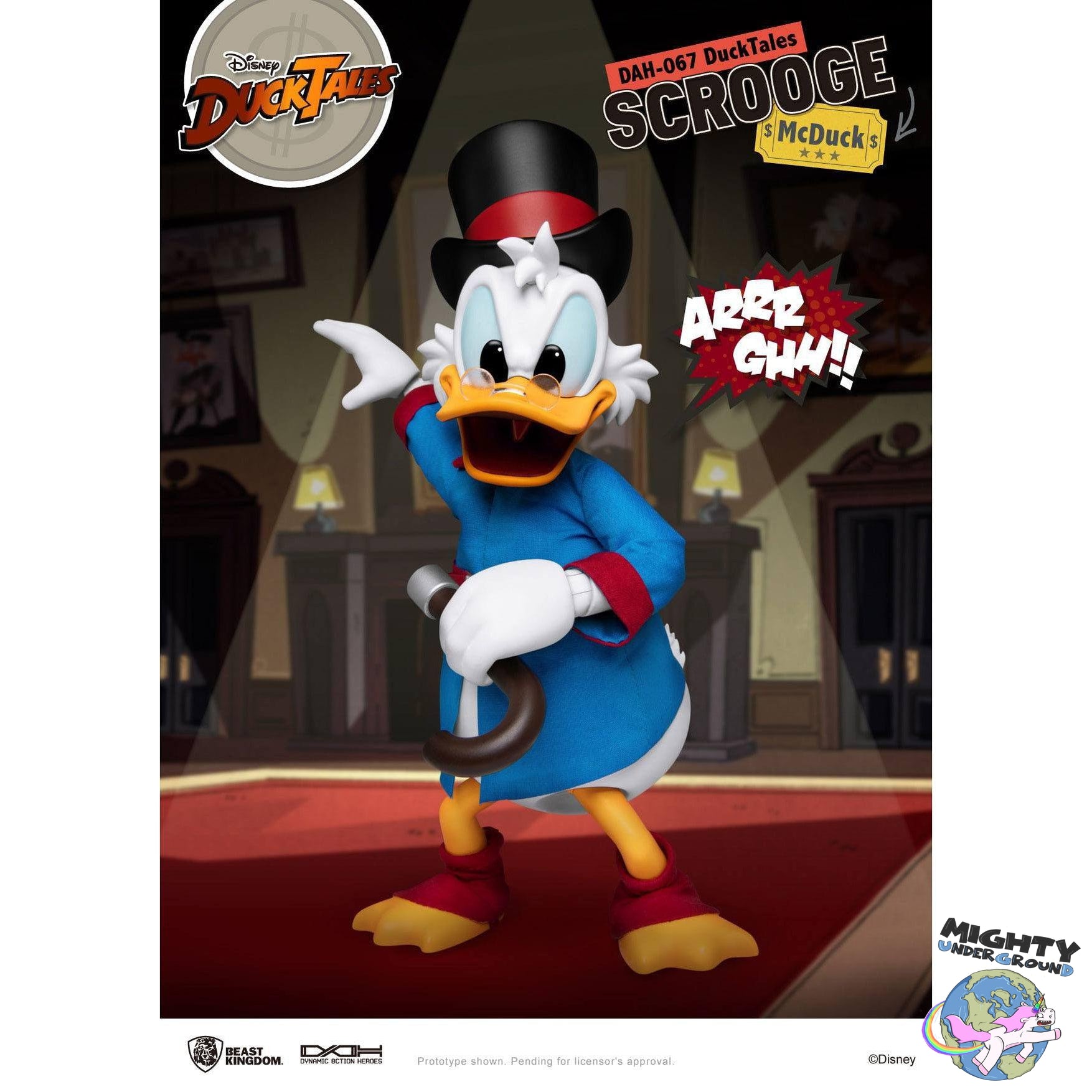 Disney's DuckTales: Scrooge McDuck - 1/9-Actionfiguren-Beast Kingdom-Mighty Underground