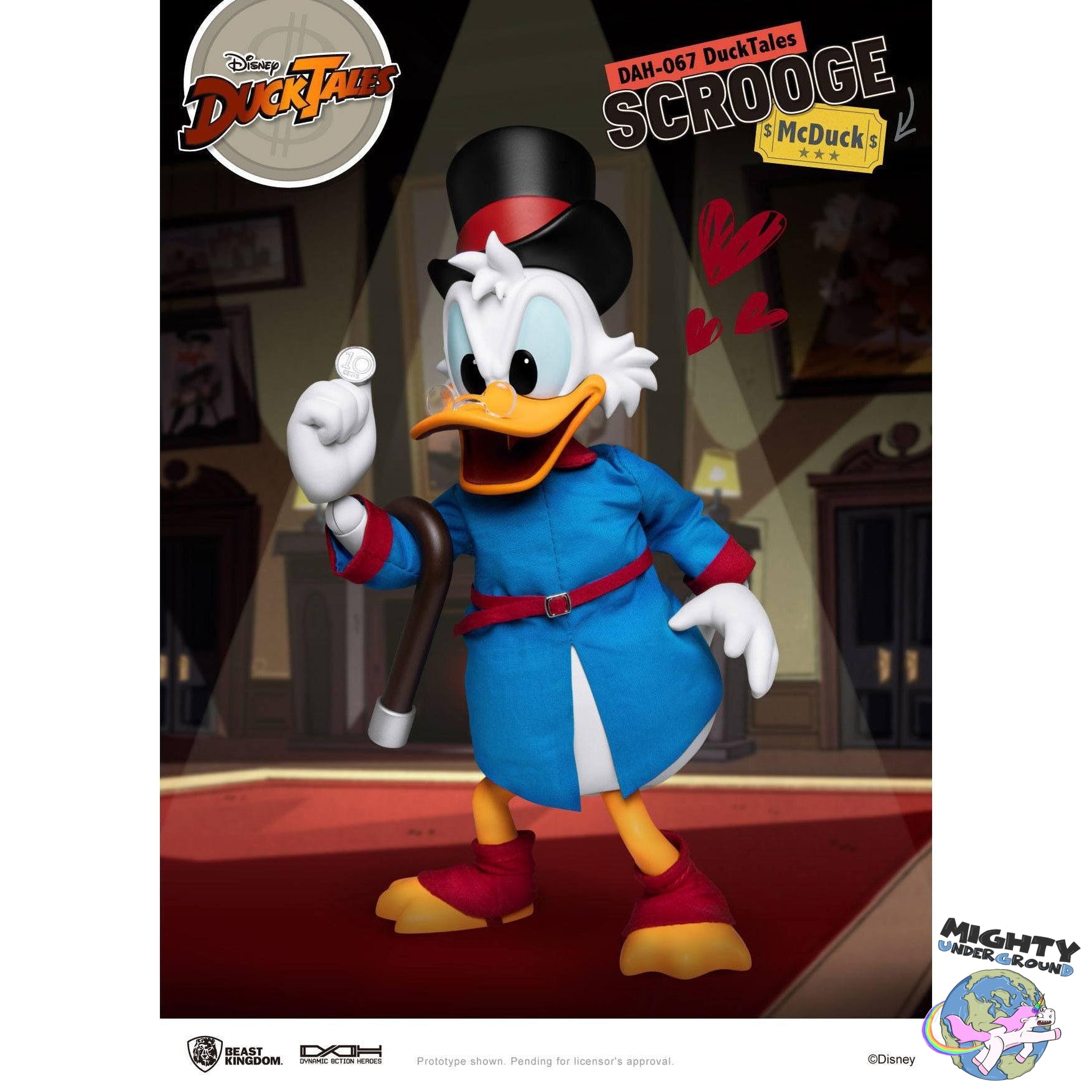 Disney's DuckTales: Scrooge McDuck - 1/9-Actionfiguren-Beast Kingdom-Mighty Underground
