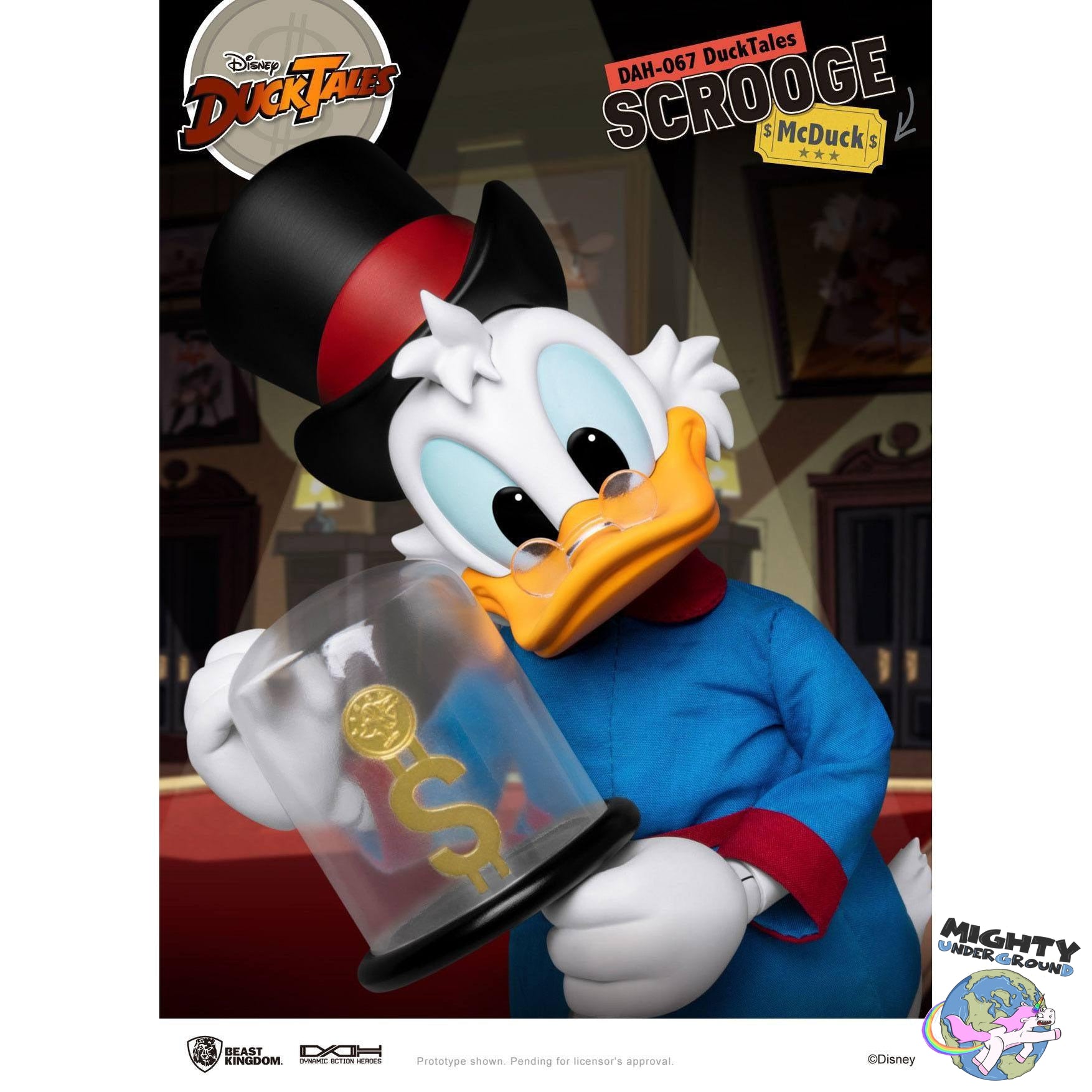 Disney's DuckTales: Scrooge McDuck - 1/9-Actionfiguren-Beast Kingdom-Mighty Underground