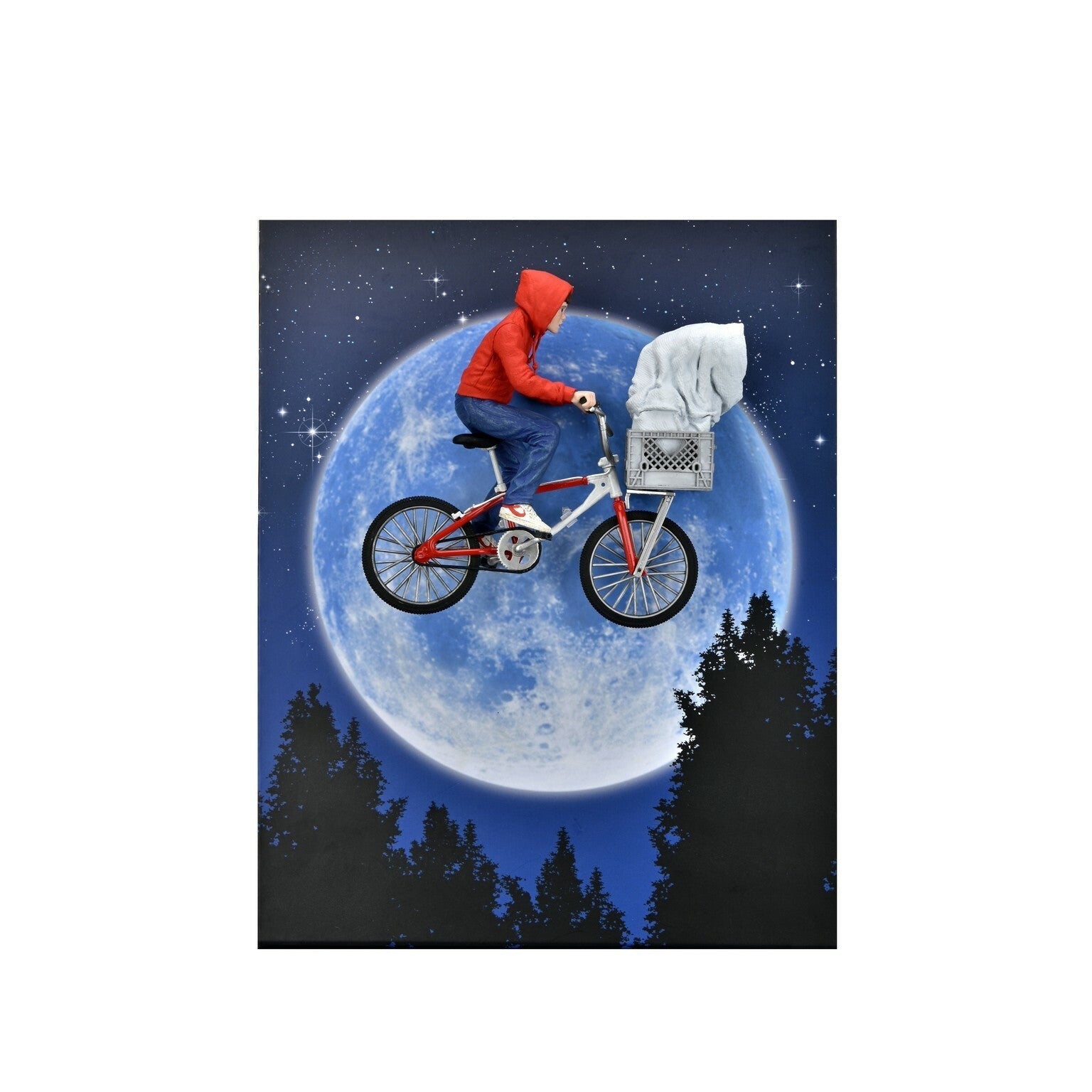 E.T. the Extra-Terrestrial: Elliot and E.T. on Bicycle (40th Anniversary)-Actionfiguren-NECA-Mighty Underground