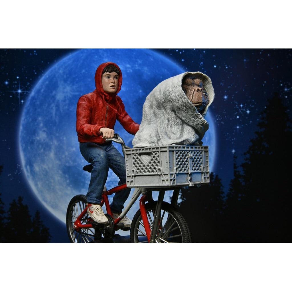 E.T. the Extra-Terrestrial: Elliot and E.T. on Bicycle (40th Anniversary)-Actionfiguren-NECA-Mighty Underground