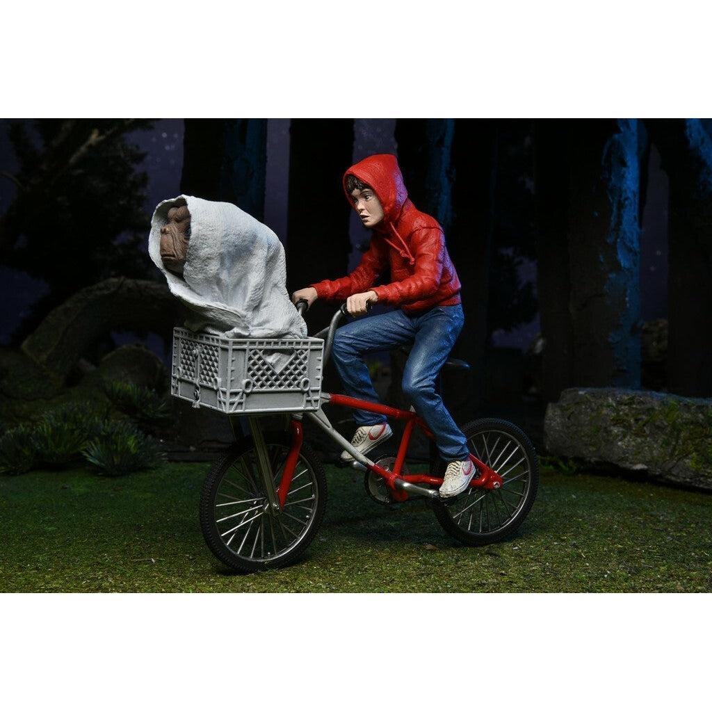 E.T. the Extra-Terrestrial: Elliot and E.T. on Bicycle (40th Anniversary)-Actionfiguren-NECA-Mighty Underground