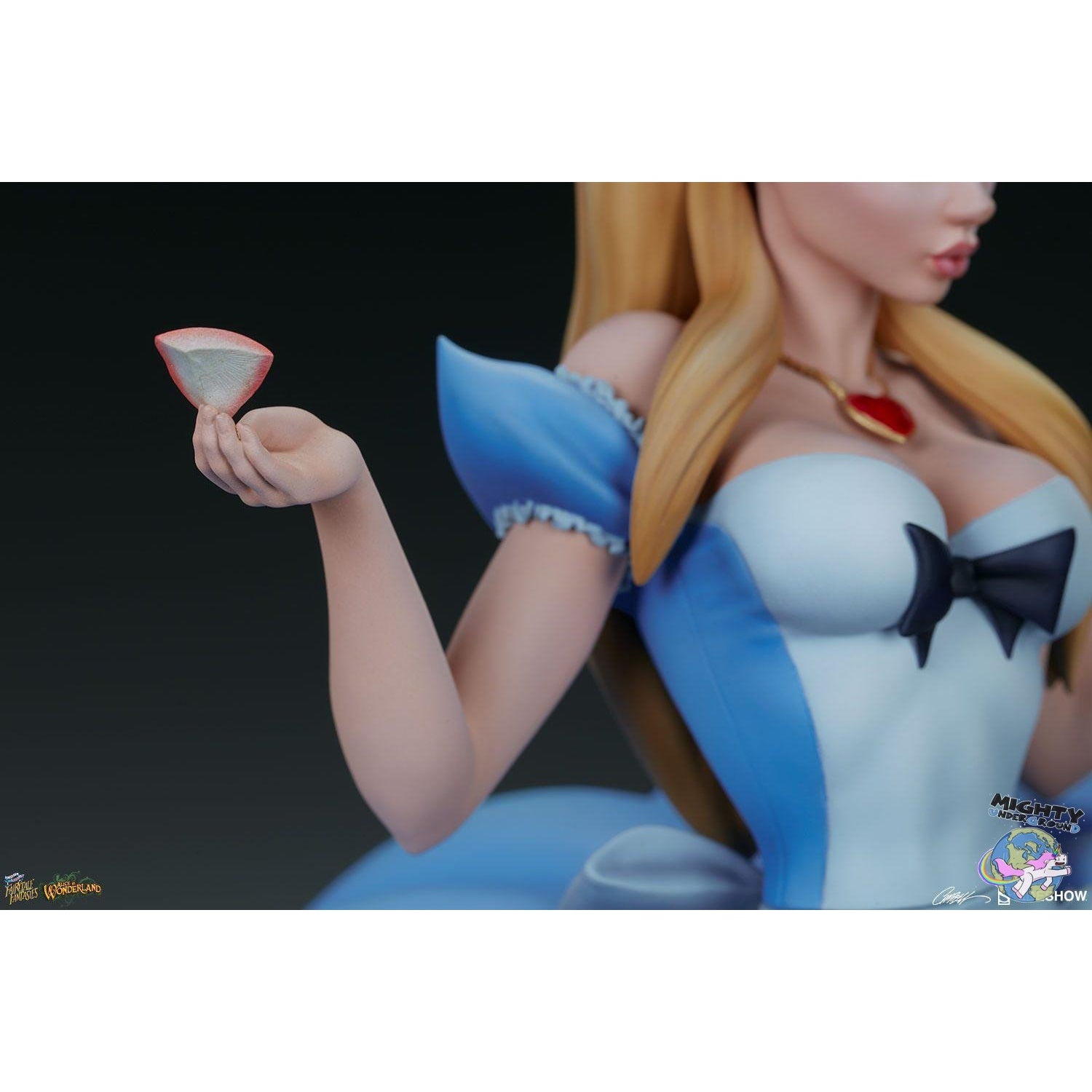 Fairytale Fantasies Collection: Alice in Wonderland Statue-Statue-Sideshow-Mighty Underground