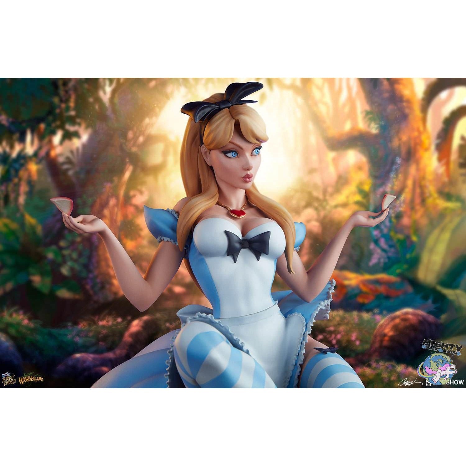 Fairytale Fantasies Collection: Alice in Wonderland Statue-Statue-Sideshow-Mighty Underground