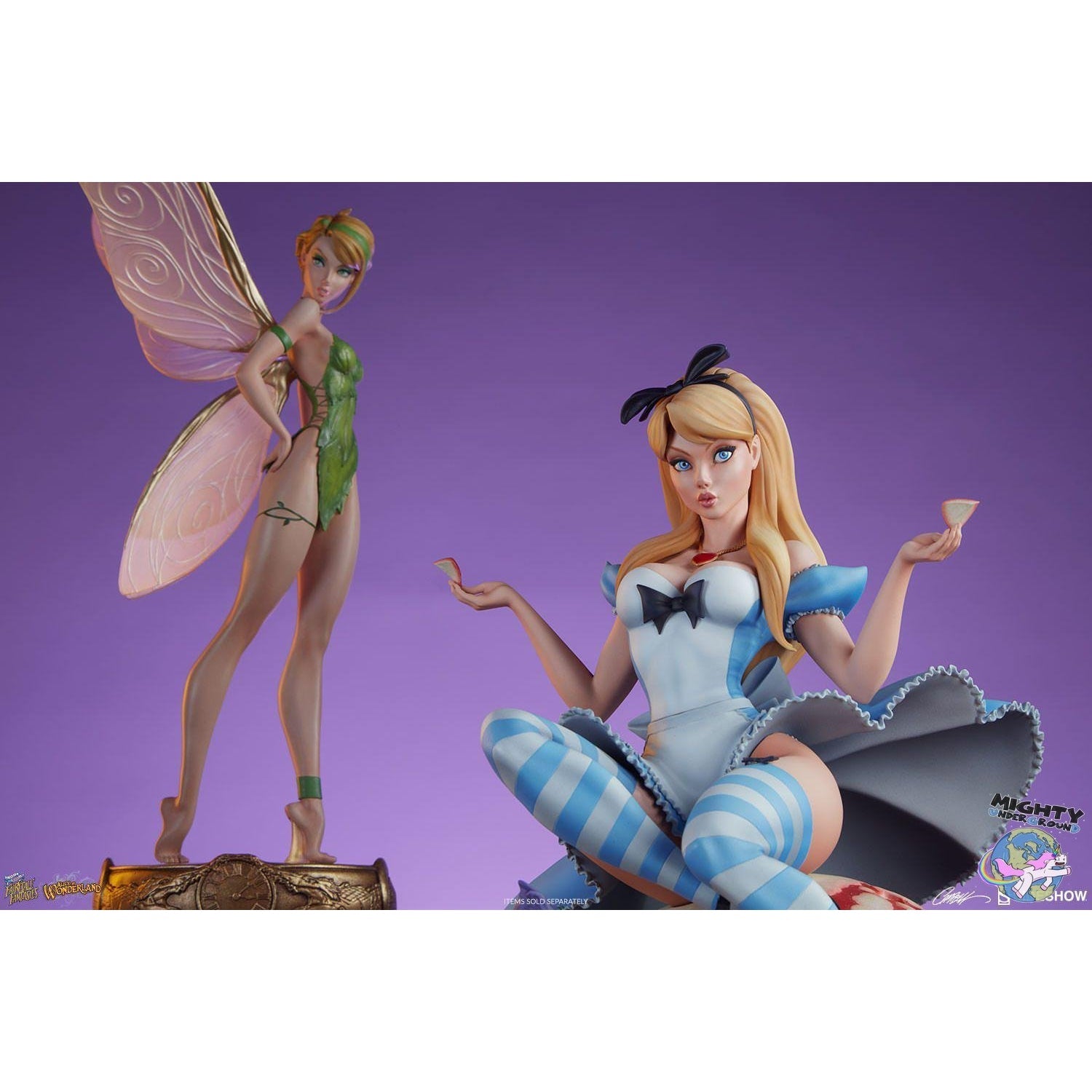 Fairytale Fantasies Collection: Alice in Wonderland Statue-Statue-Sideshow-Mighty Underground