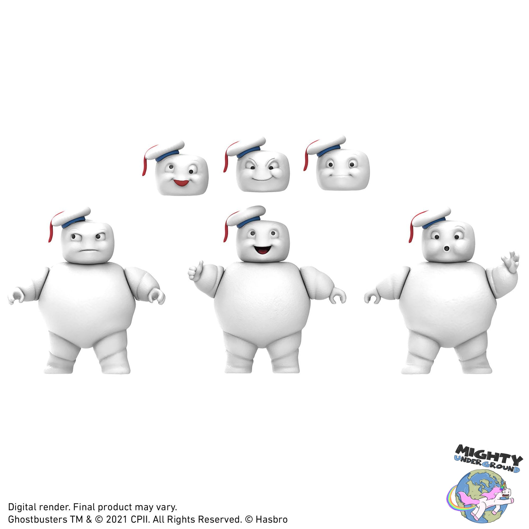 Ghostbusters Legacy: Mini-Pufts 3-Pack VORBESTELLUNG!-Actionfiguren-Hasbro-Mighty Underground