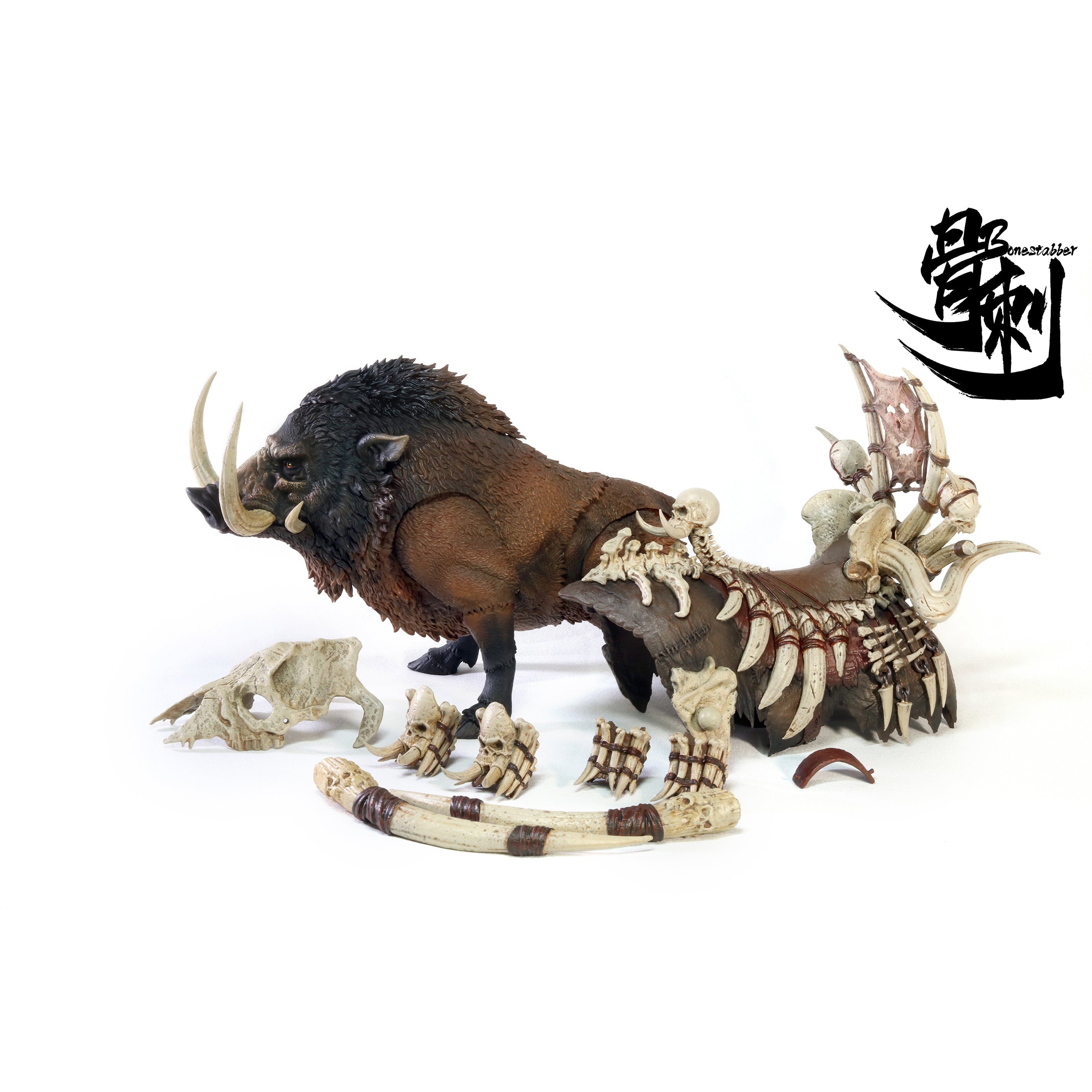 Giant Wild Boar Bonestabber (Braun)-Actionfiguren-D20 Studio-Mighty Underground